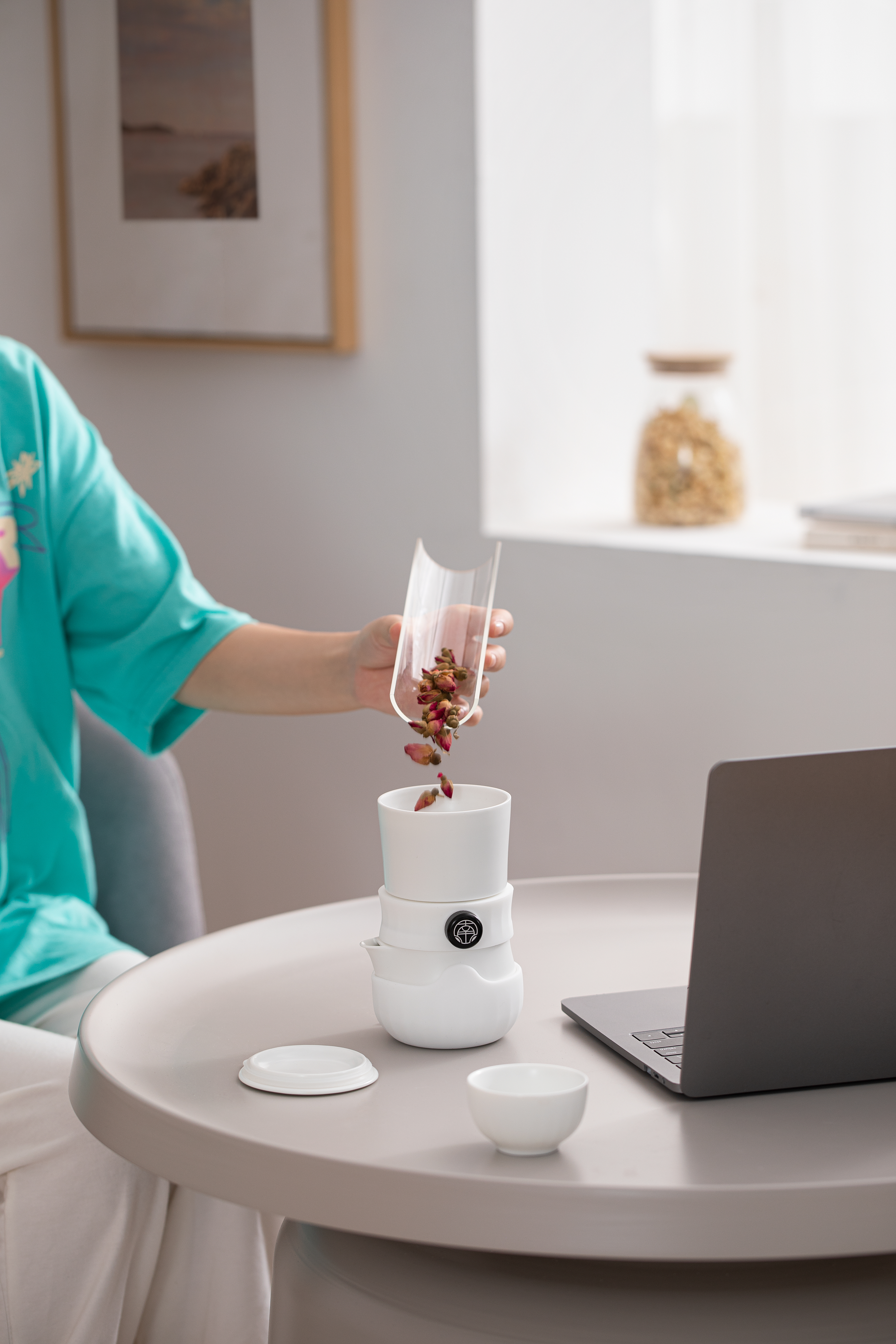 tea set，gift，Automatic tea set，Storage mode，ceramics，Gift giving，Simplicity，City pie，