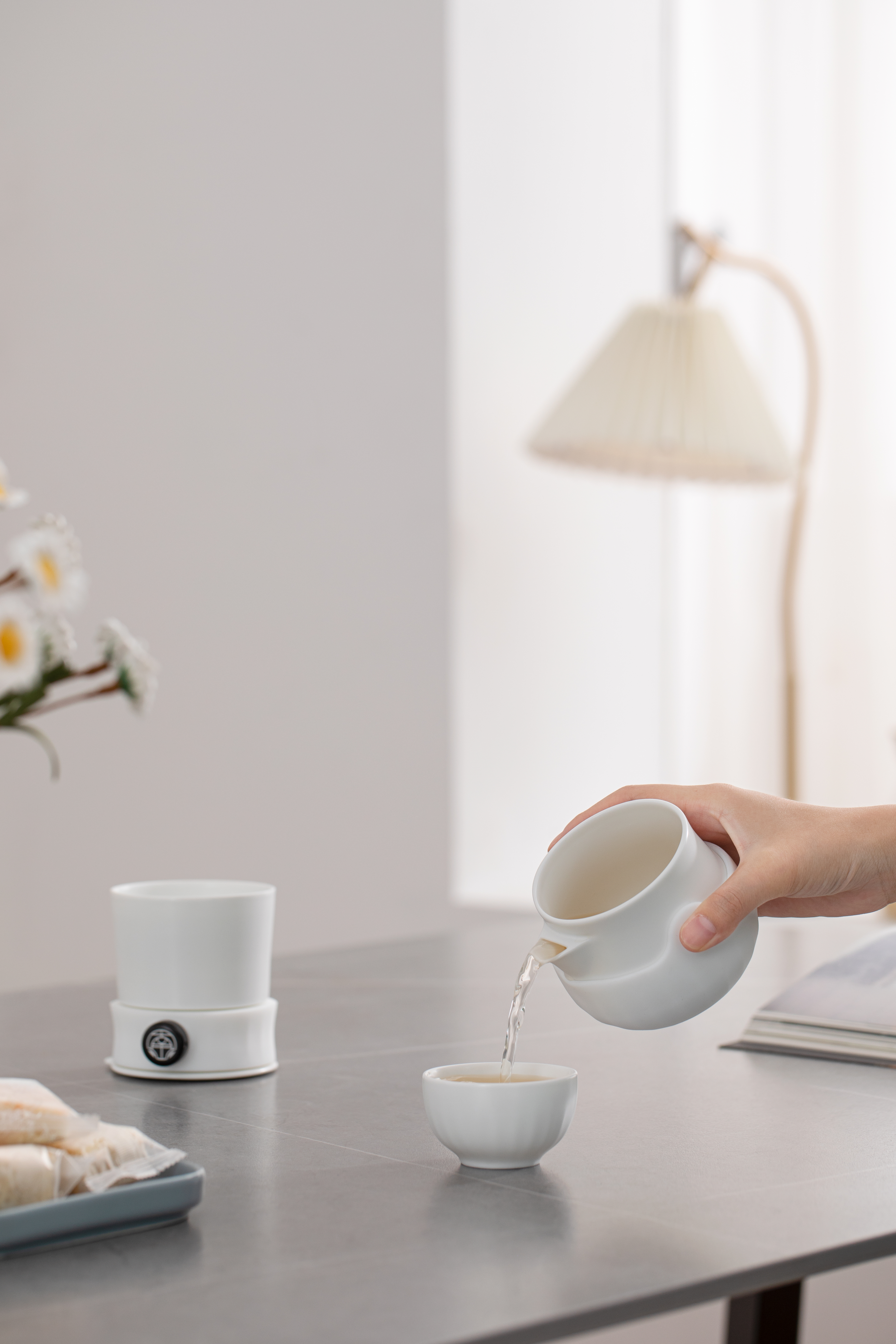 tea set，gift，Automatic tea set，Storage mode，ceramics，Gift giving，Simplicity，City pie，