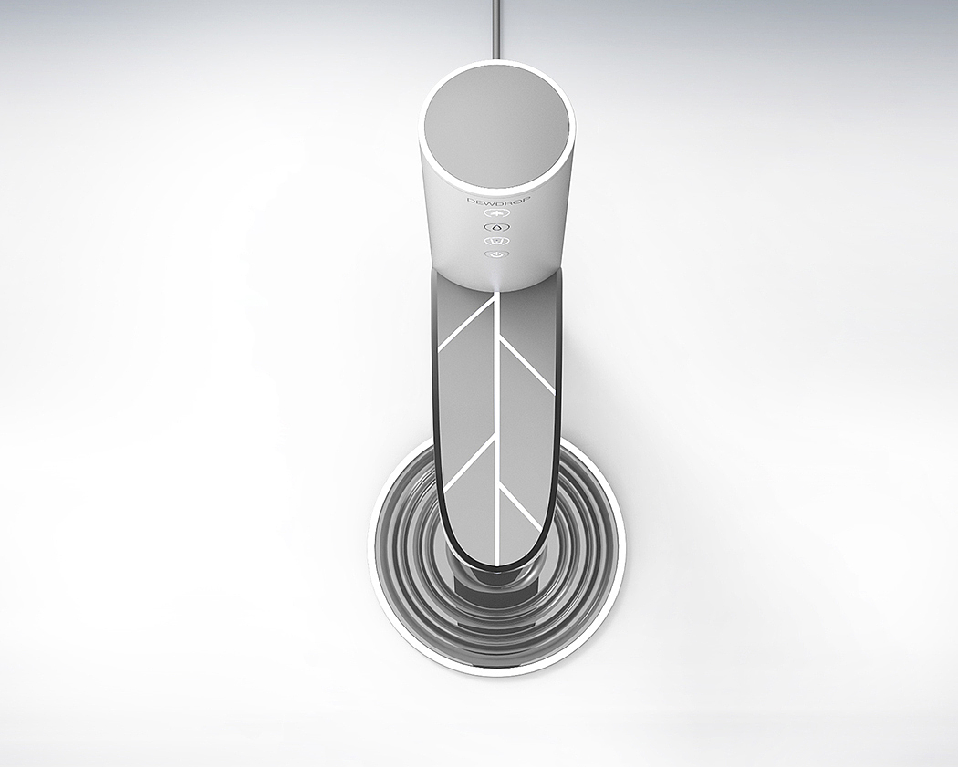 water tap，Minimalist style，Color contrast，black and white，