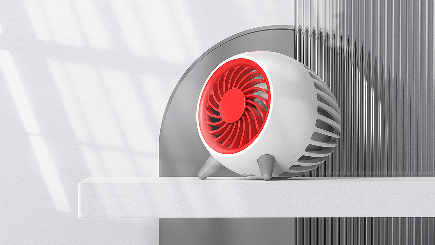 Fan，industrial design，Cartoon，