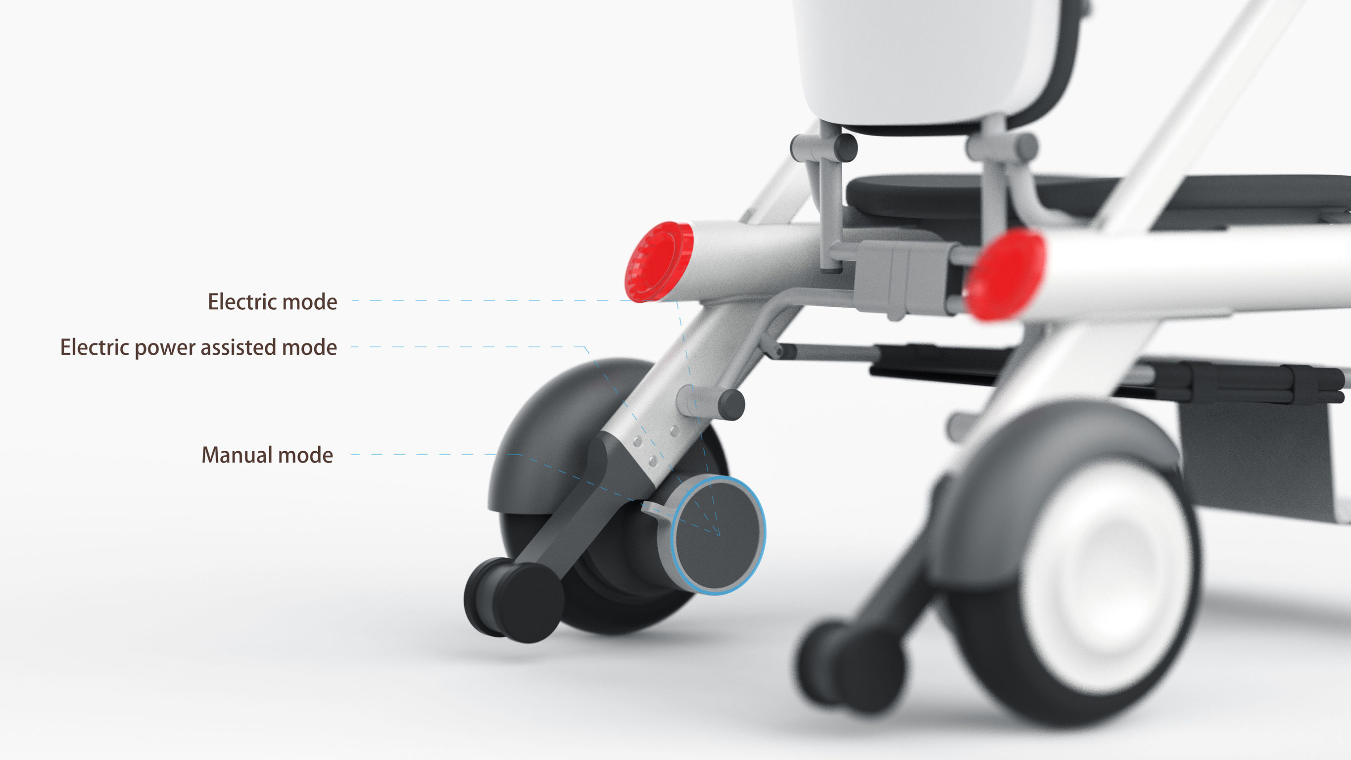 Electric wheelchair，Medical equipment，Haier Electric Whee，2022 Red Dot Product Design Award，