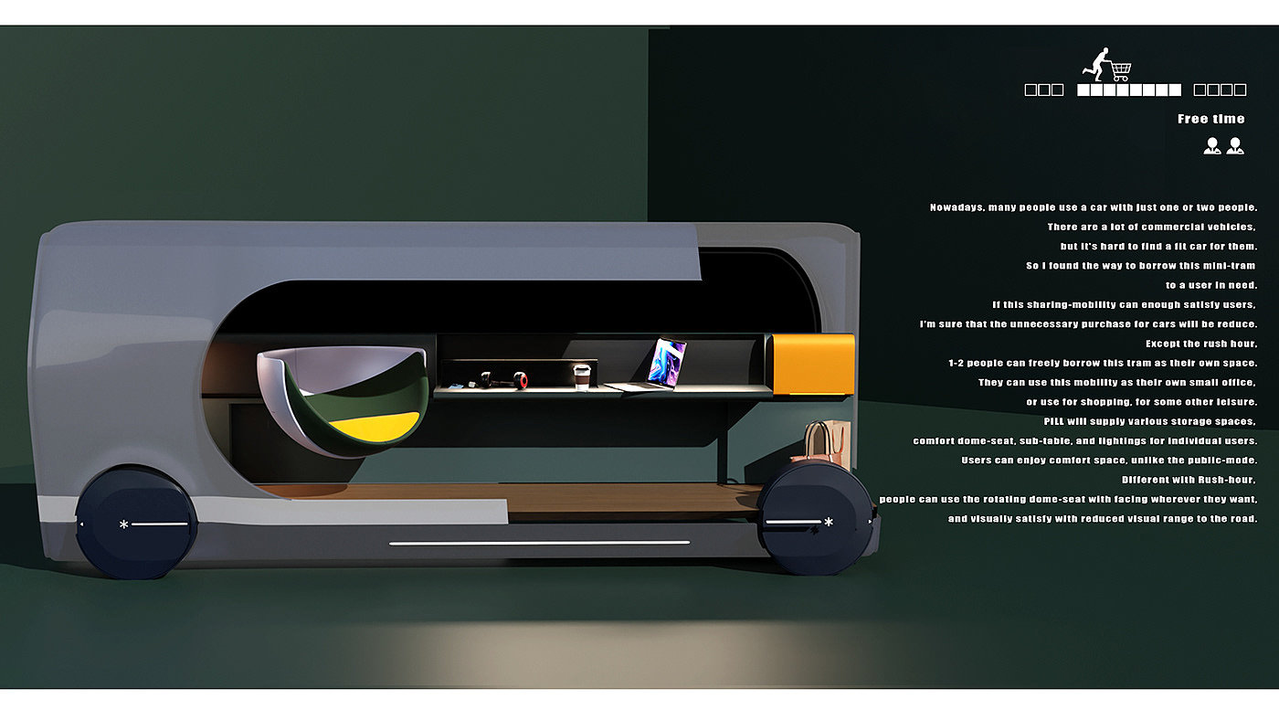 Hee Cho，Seoul mini tram，product design，Sustainability，conceptual design，Automobile design，Public transportation，