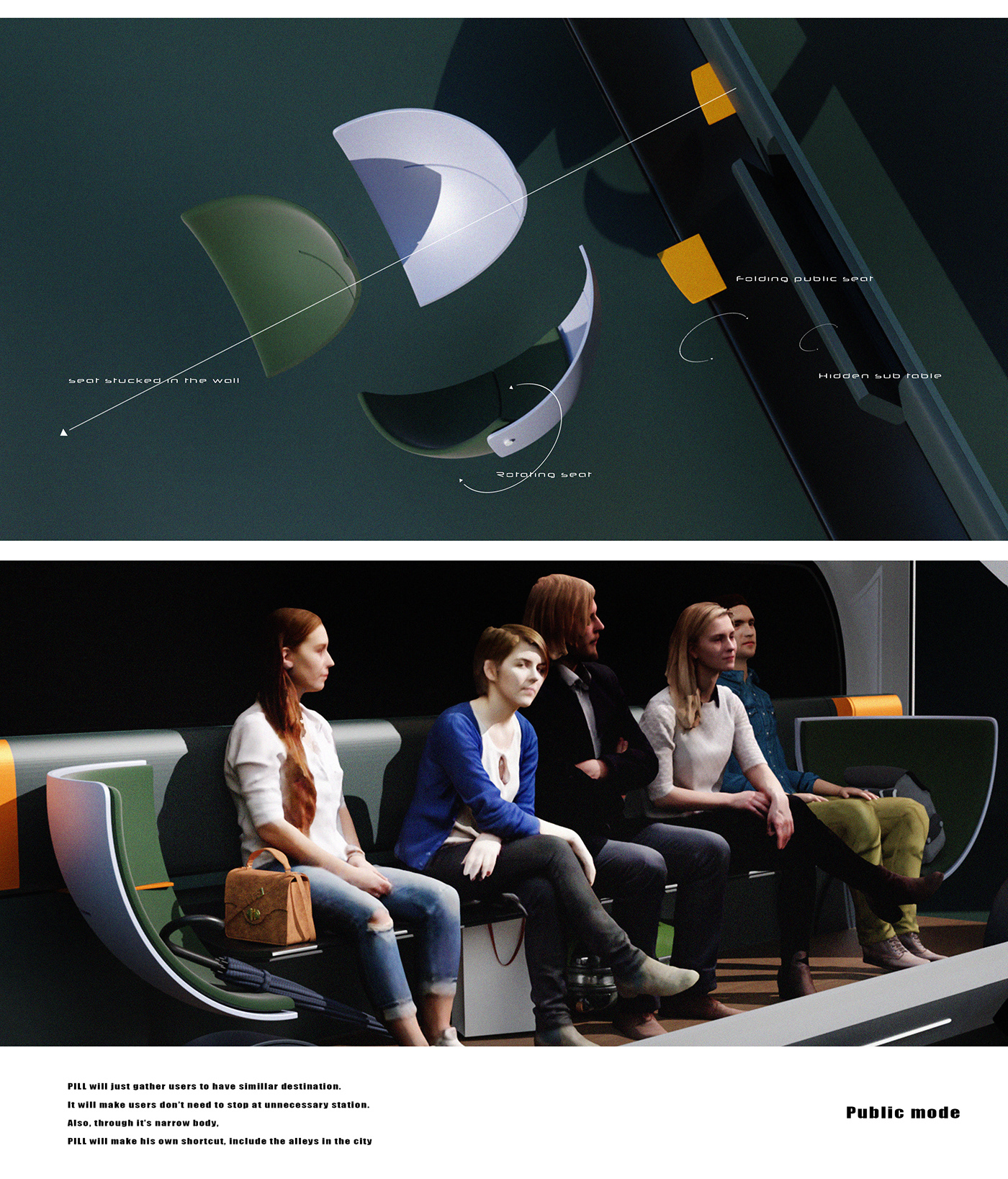 Hee Cho，Seoul mini tram，product design，Sustainability，conceptual design，Automobile design，Public transportation，