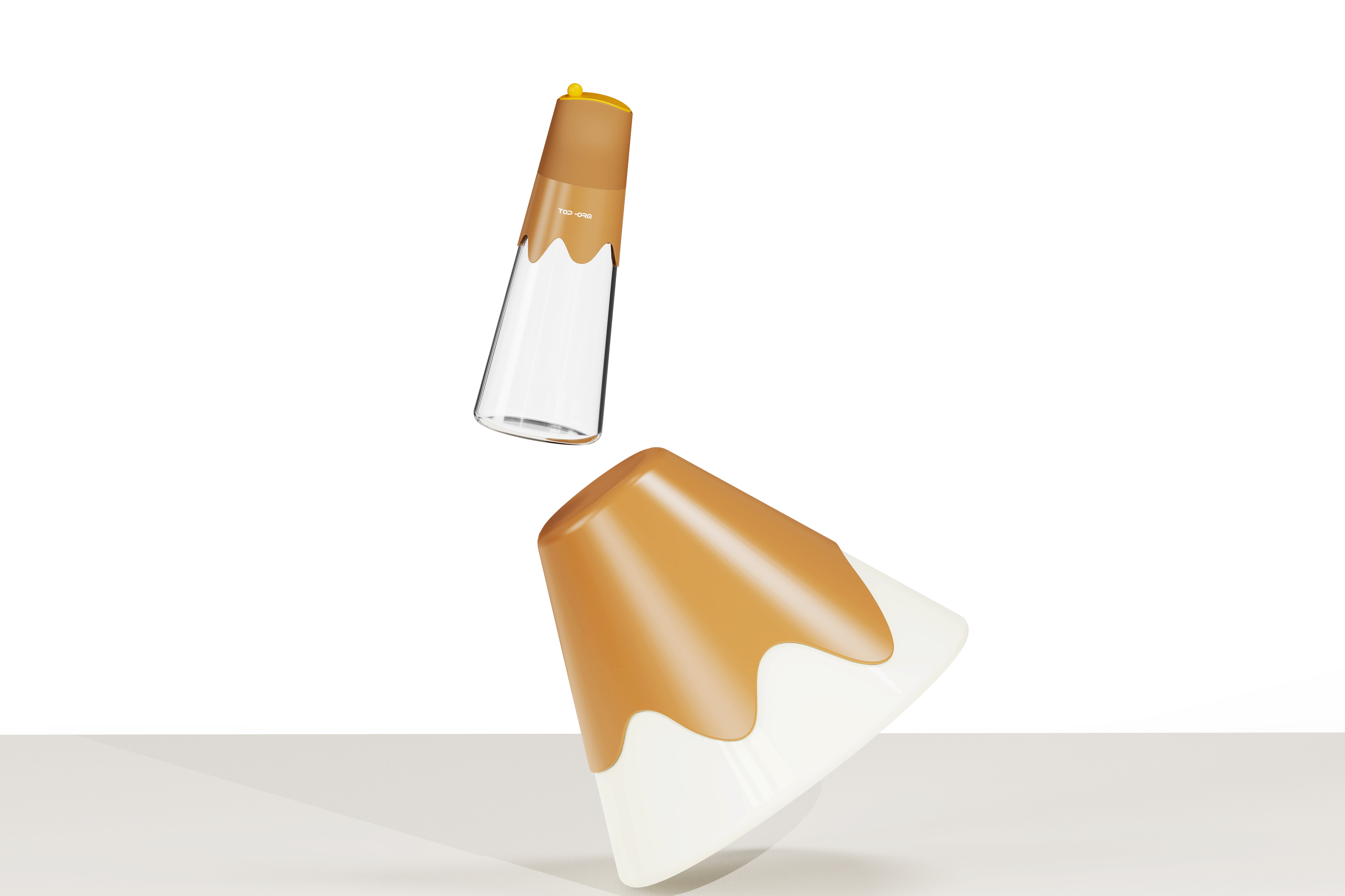 Gravity oil jug，Oil pot design，Appearance and structure design，Household products，Kitchen supplies，