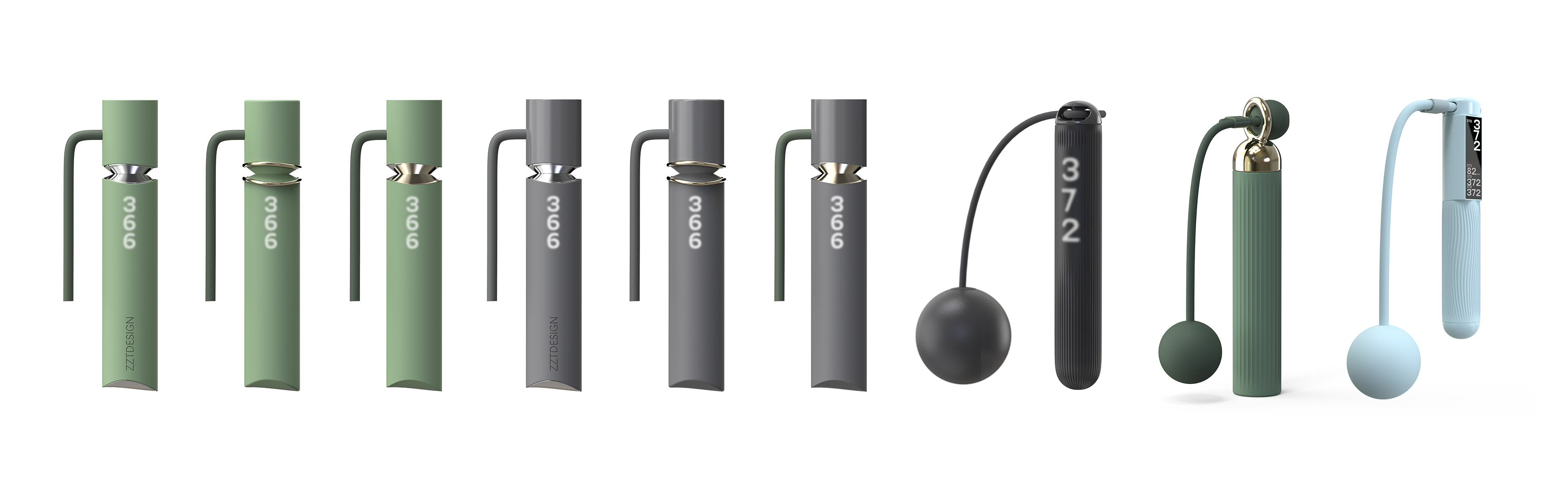 product design，interest，rhino，ks，skipping rope，idea，Joint exercise，