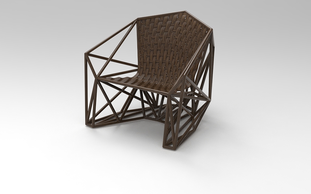 Parameterization，Bamboo chair，Seat，furniture，