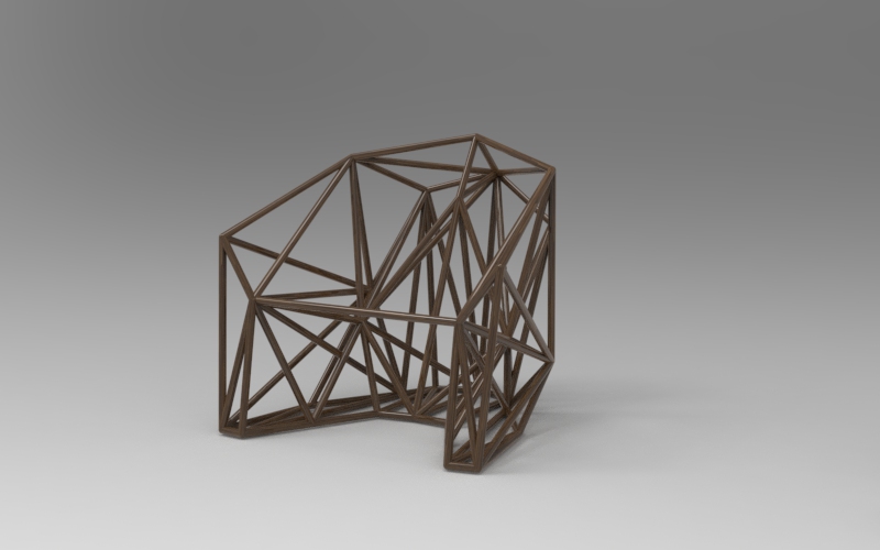 Parameterization，Bamboo chair，Seat，furniture，