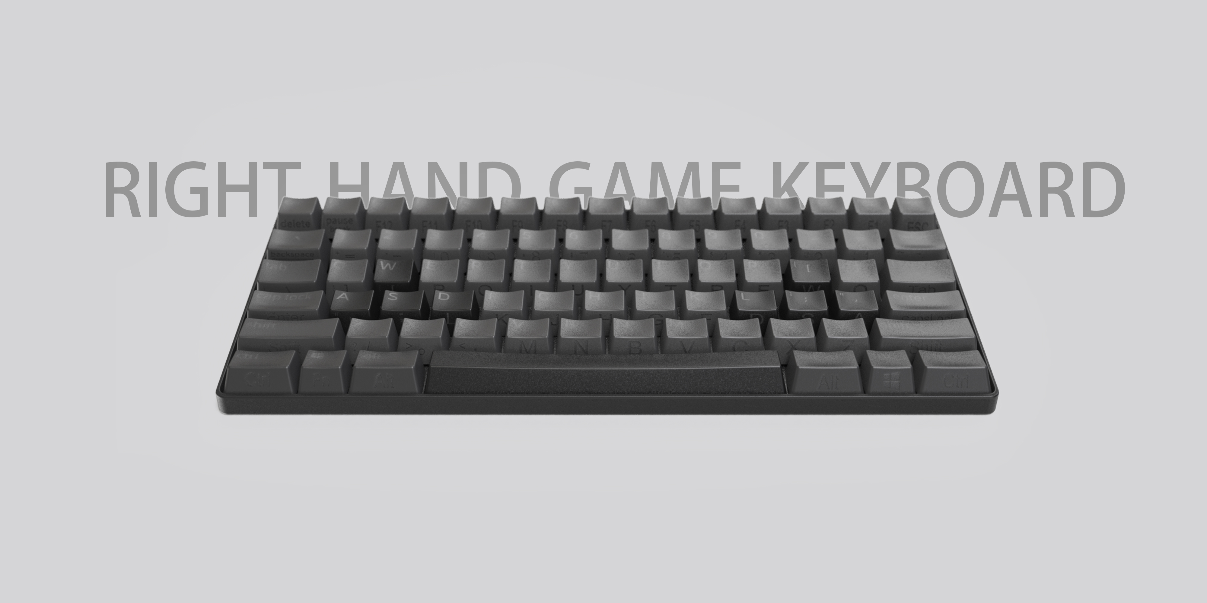 Lefty，keyboard，product design，industrial design，if，symmetric，id，rhino，