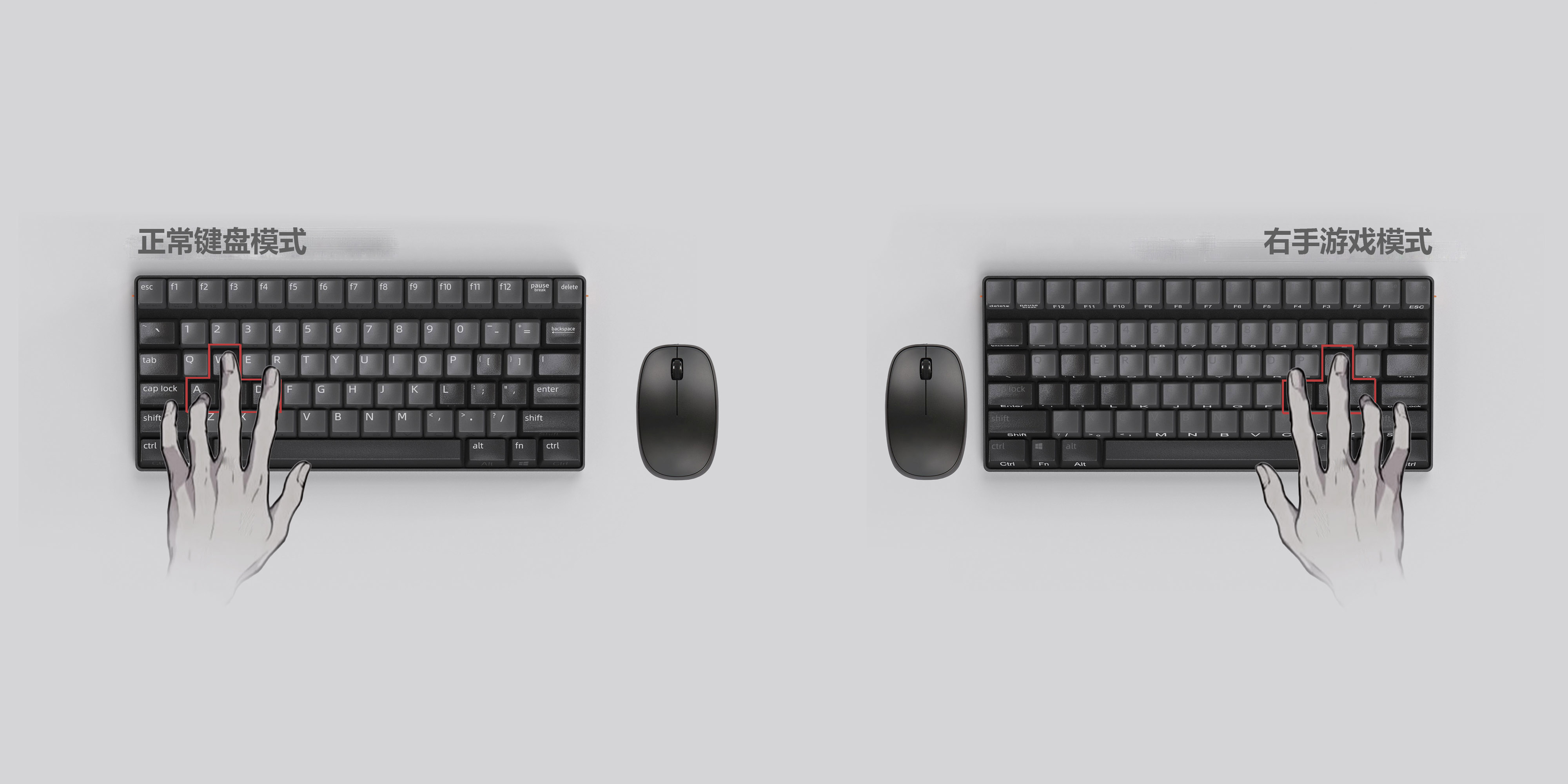 Lefty，keyboard，product design，industrial design，if，symmetric，id，rhino，