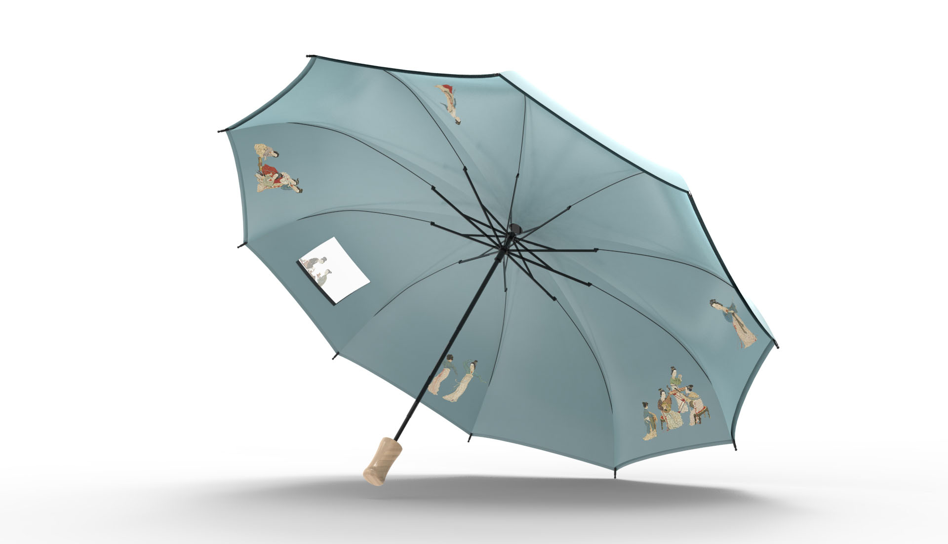 Umbrella，Riverside Scene at Qingming Festival，Interesting，original，Wen Chuang Umbrella，National tide，New Chinese style，She designed，