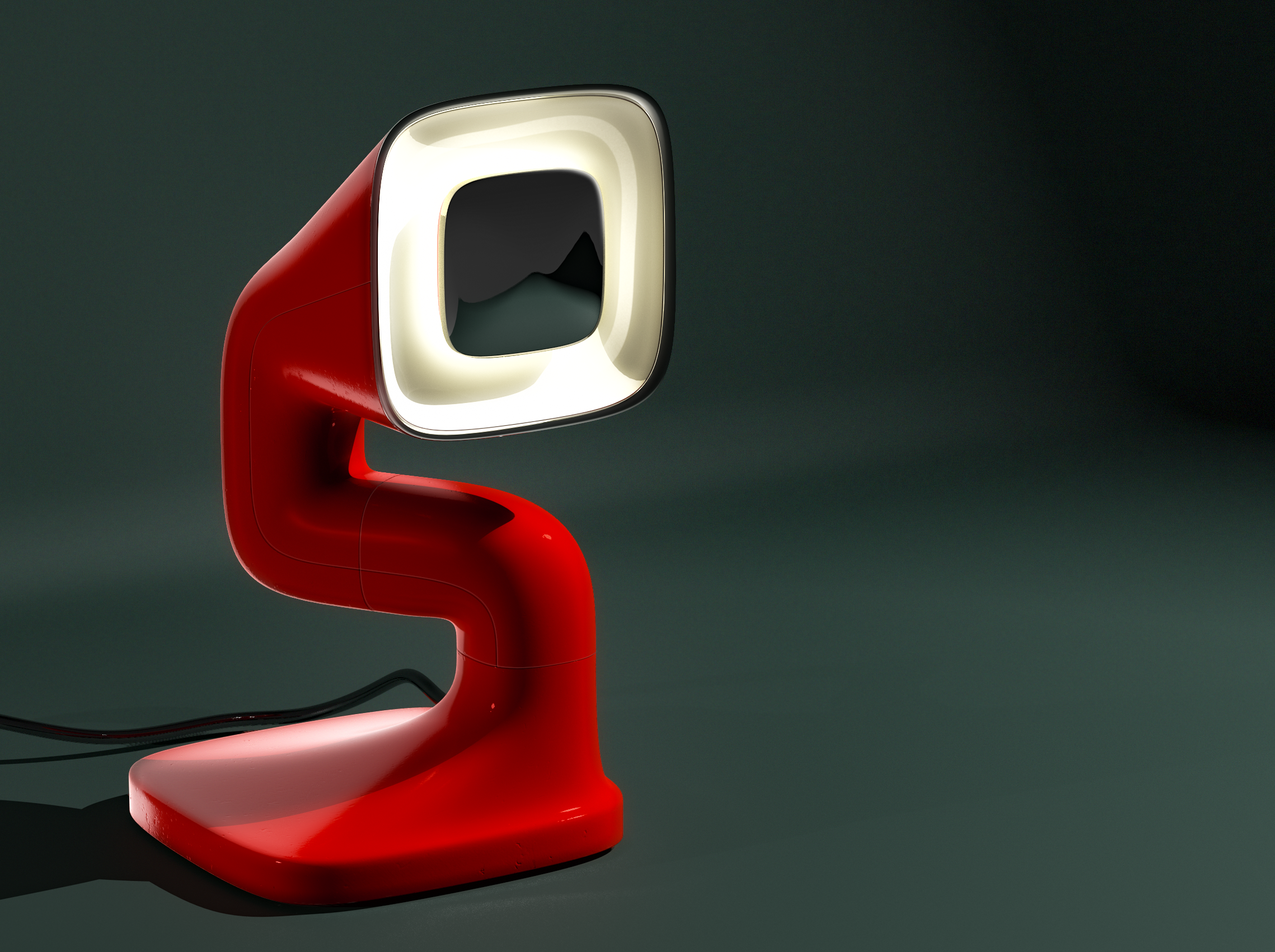 1980s，Desk lamp，an electric appliance，Retro，concept，Blind，