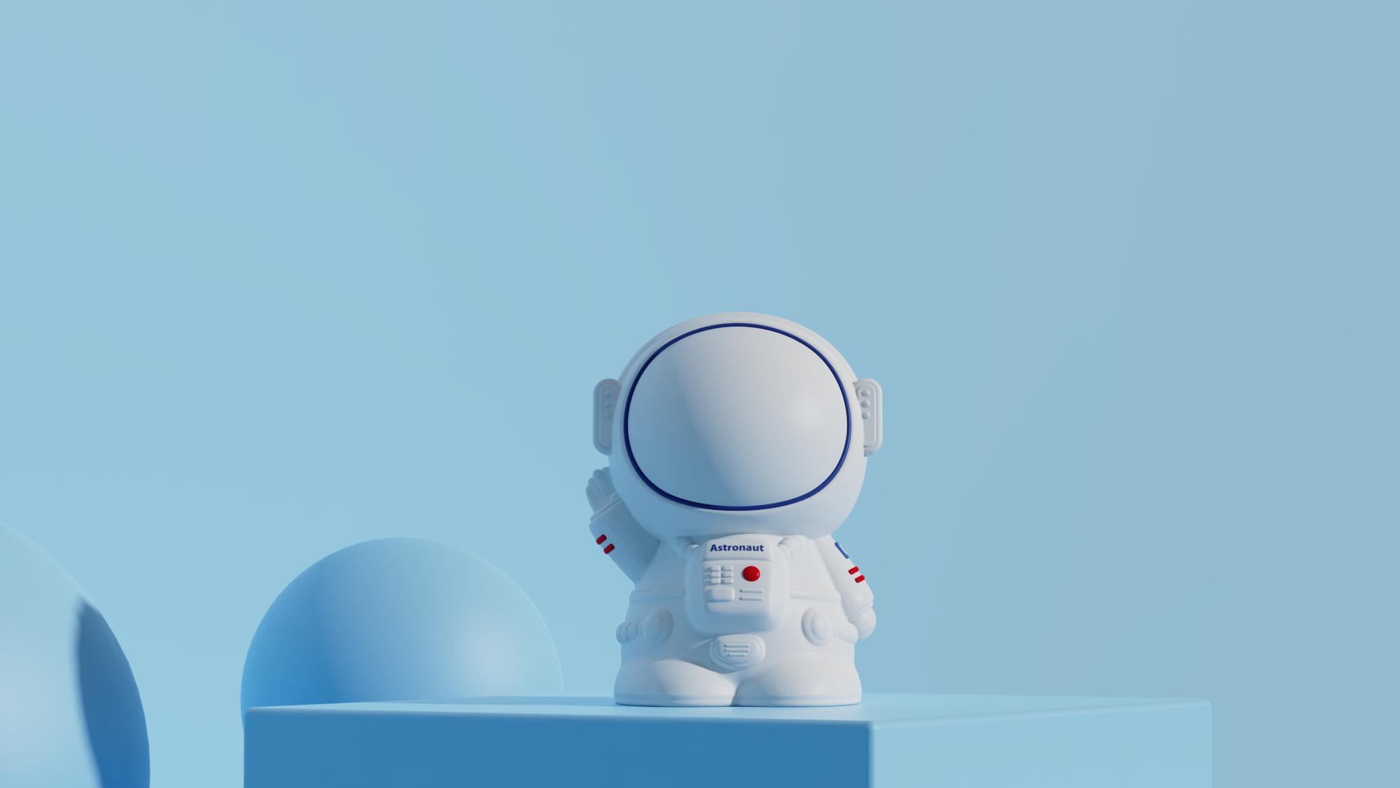 astronaut，Warm night light，Silicone lamp，