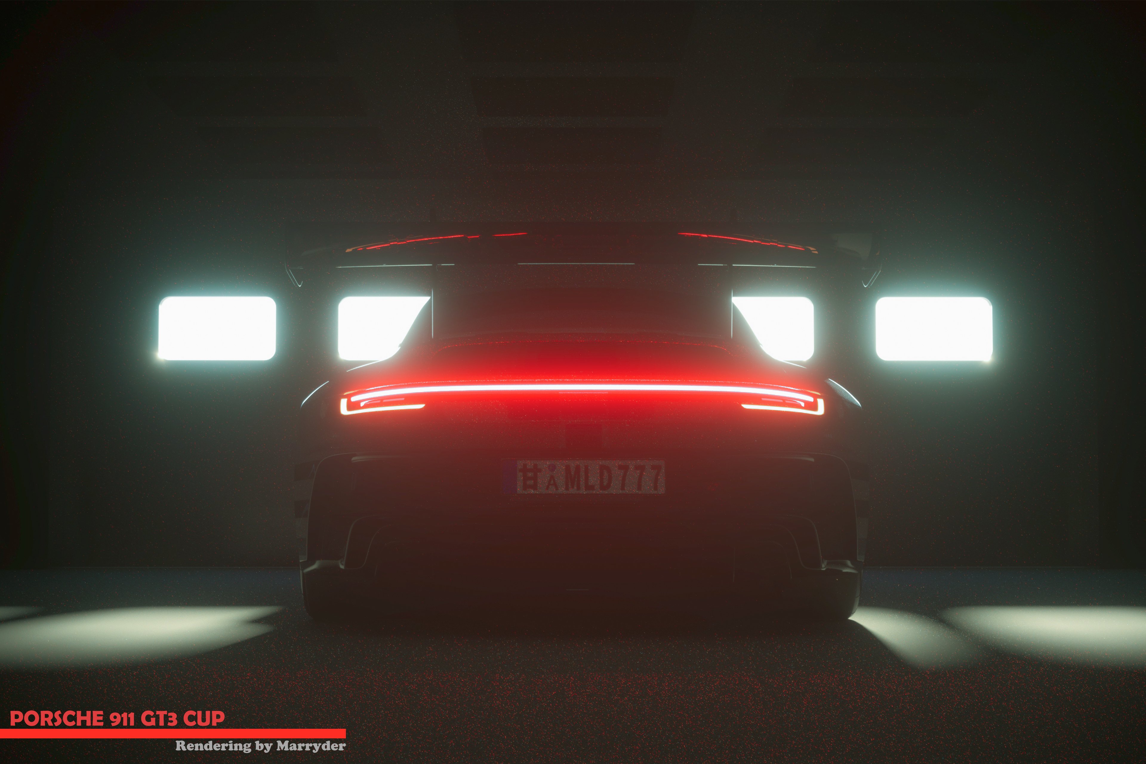 Render，porsche，nine hundred and eleven，practice，
