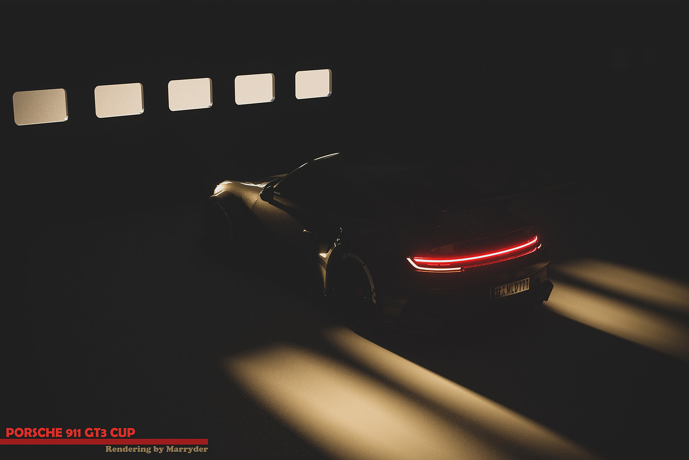 Render，porsche，nine hundred and eleven，practice，