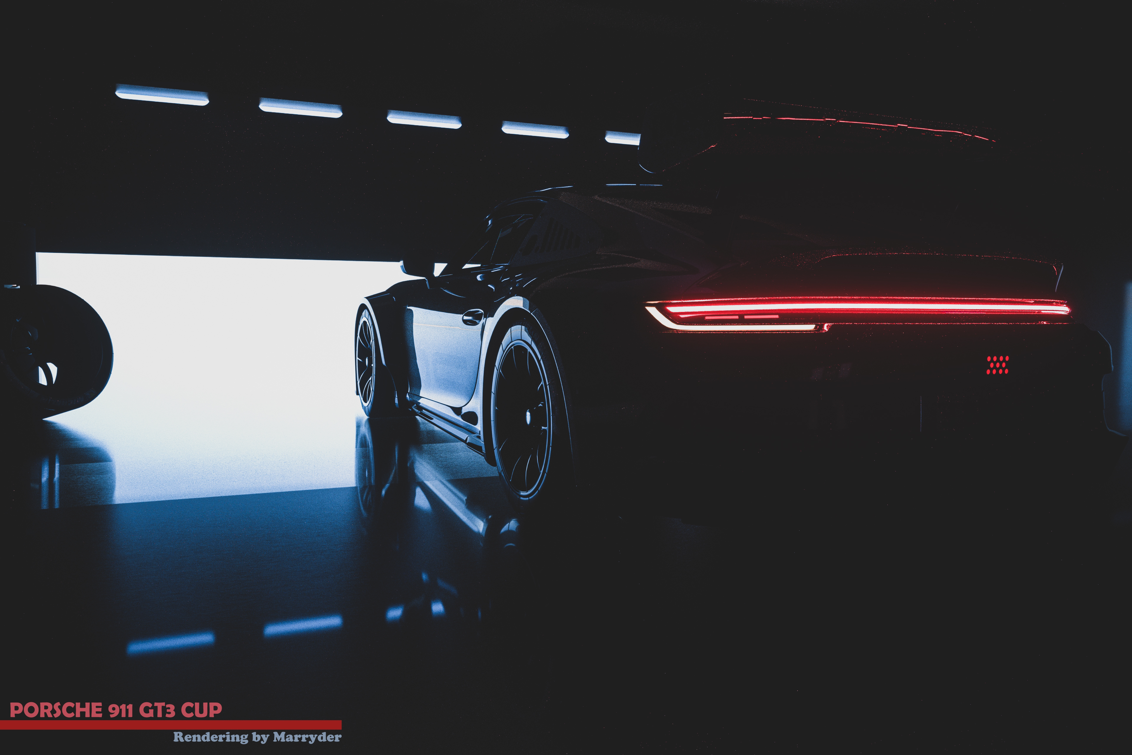 Render，porsche，nine hundred and eleven，practice，