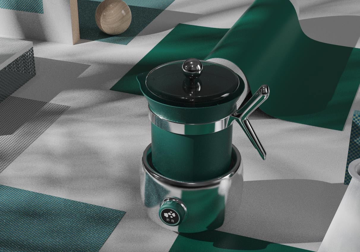 Kitchen appliances，Coffee pot，teapot，Milk bubble cup，