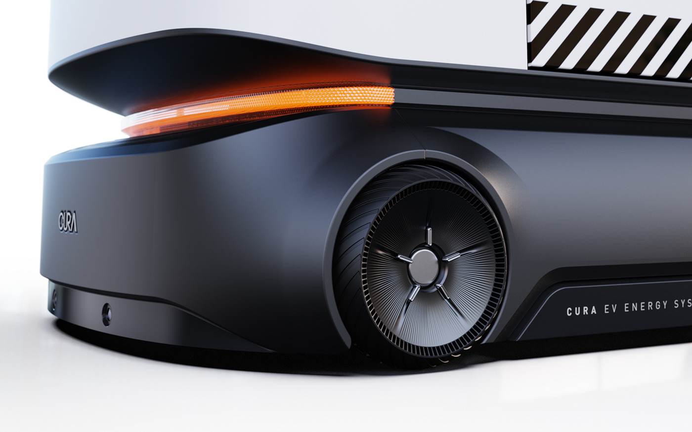 CURA DESIGN，Automatic airport freight car，MOVUS，product design，