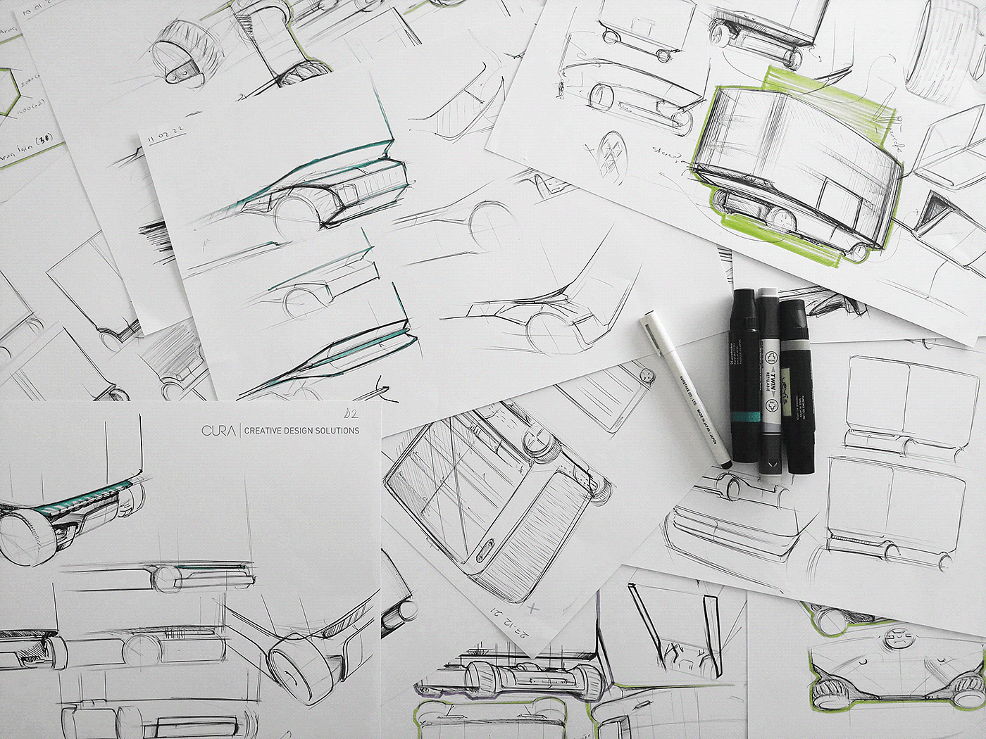 CURA DESIGN，自动机场货运车，MOVUS，产品设计，