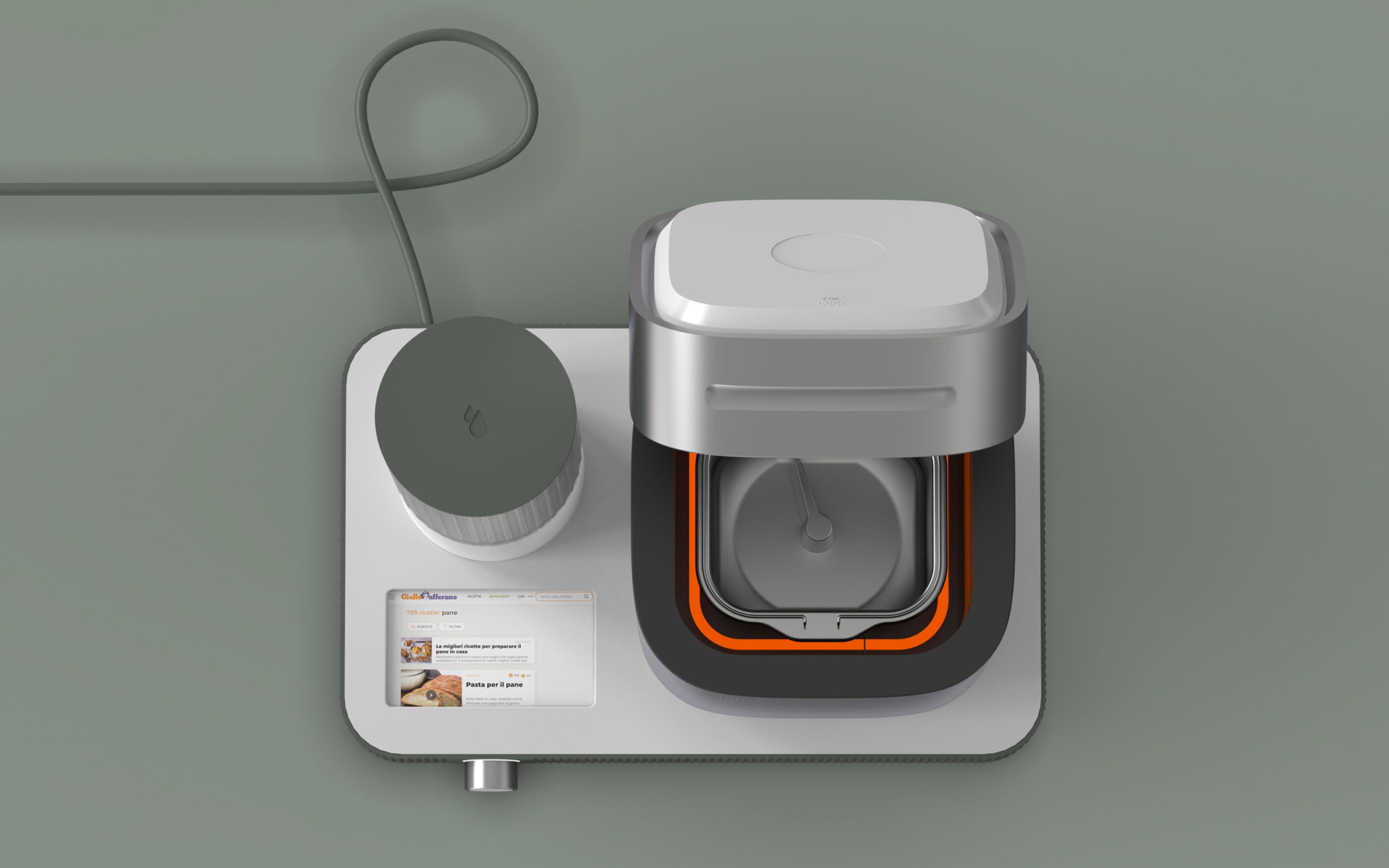 MK bread machine，product design，Ivan Vecchia，Functional differentiation，Bread maker machine，