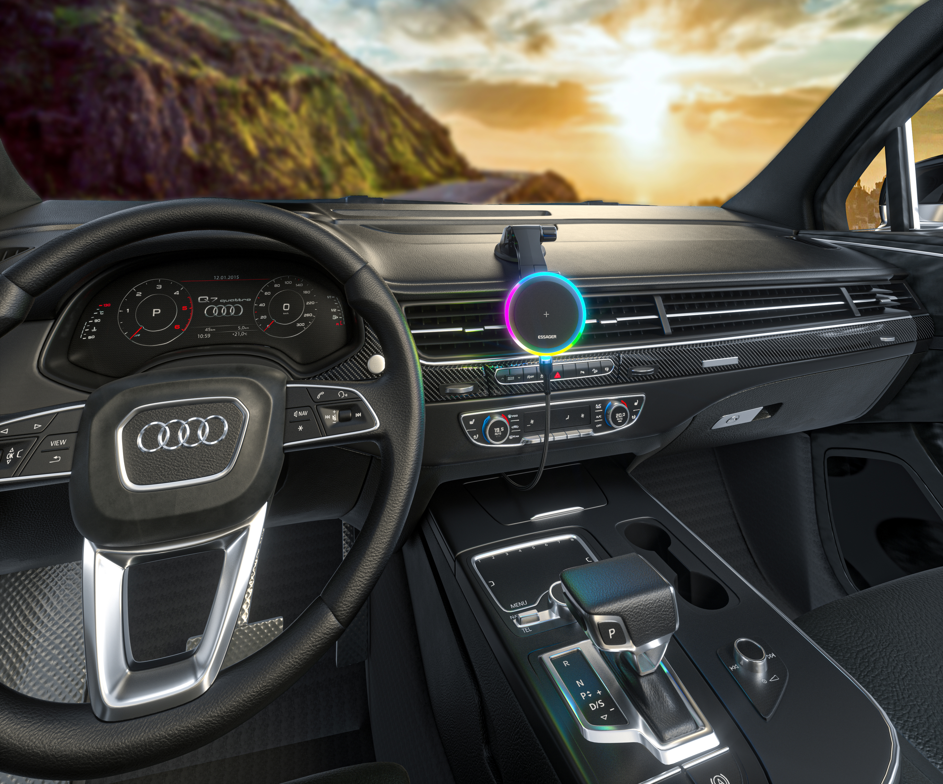 Magnetic suction vehicle support，