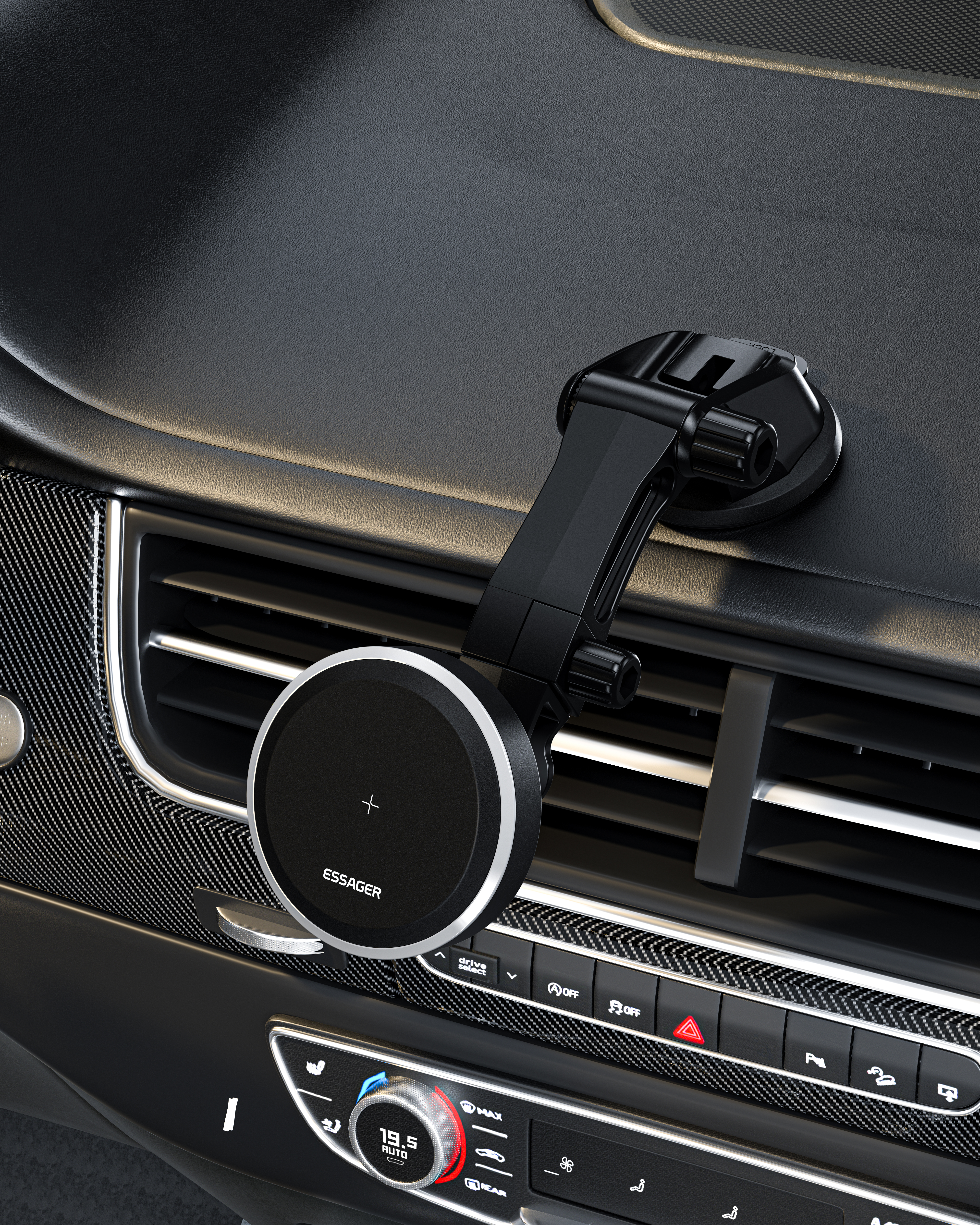 Magnetic suction vehicle support，