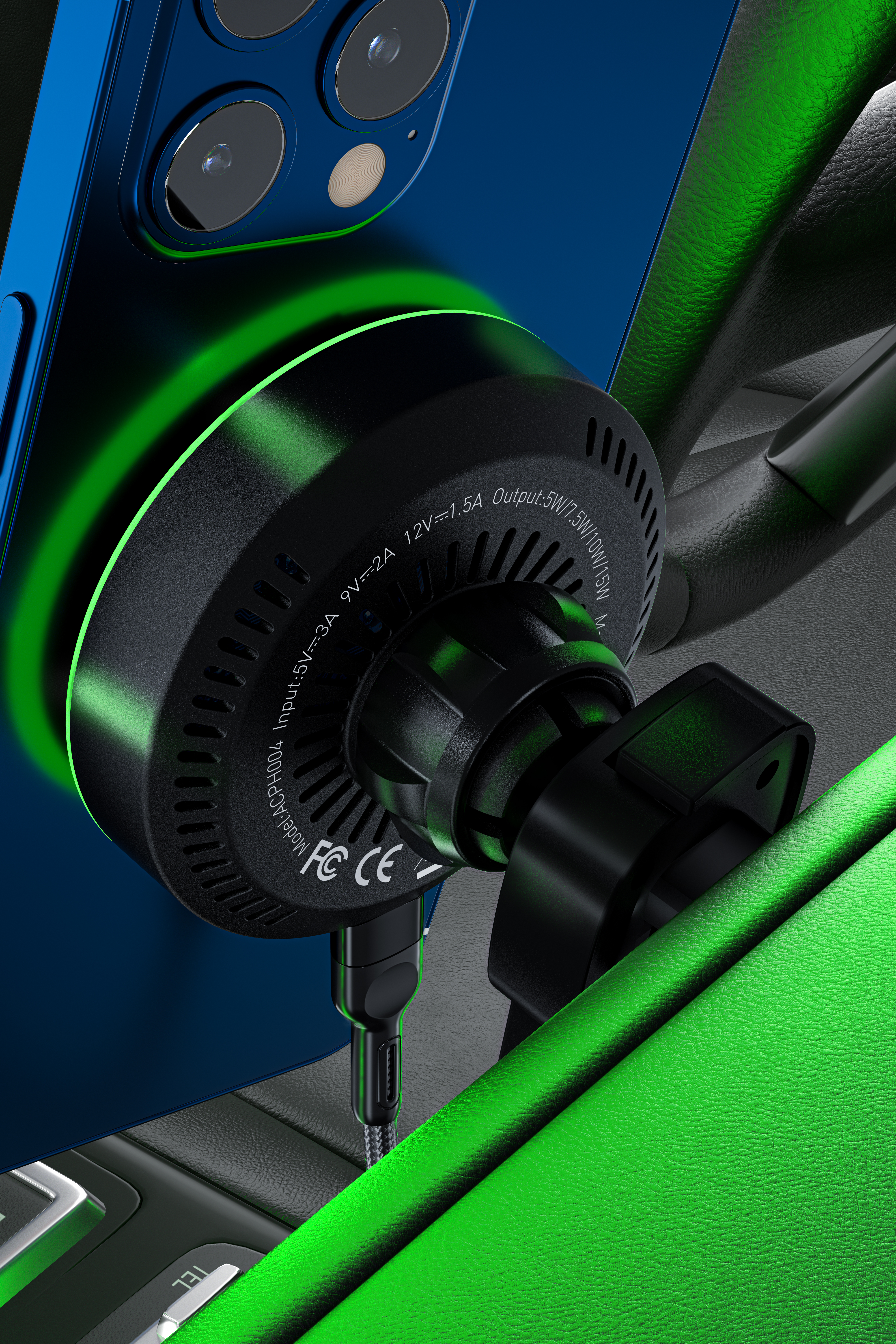 Magnetic suction vehicle support，