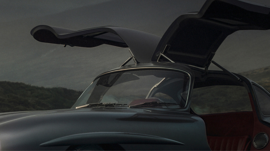 300SL，3d，cgi，Benz，Sports car，automobile，