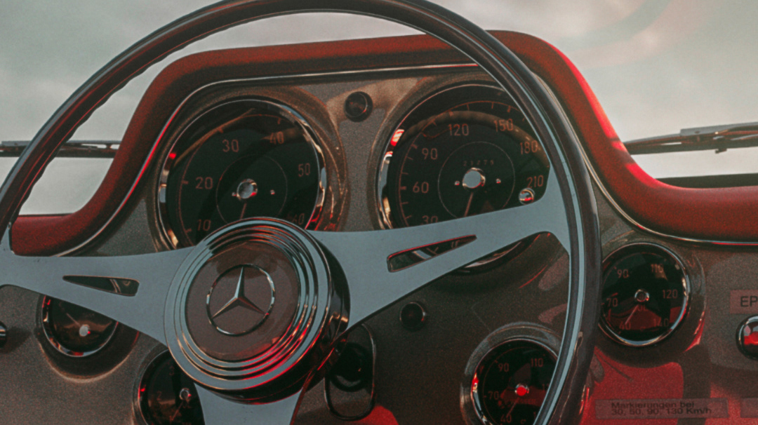 300SL，3d，cgi，Benz，Sports car，automobile，