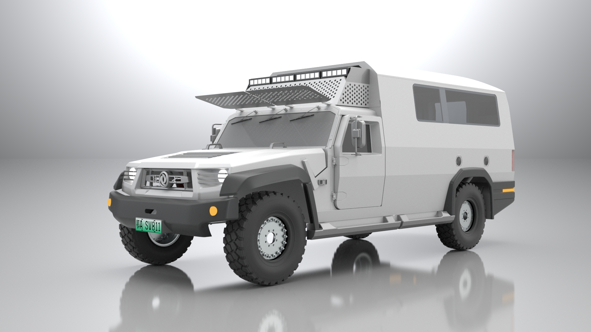 Modeling design，Automobile refitting，Dongfeng fierce，Emergency command，
