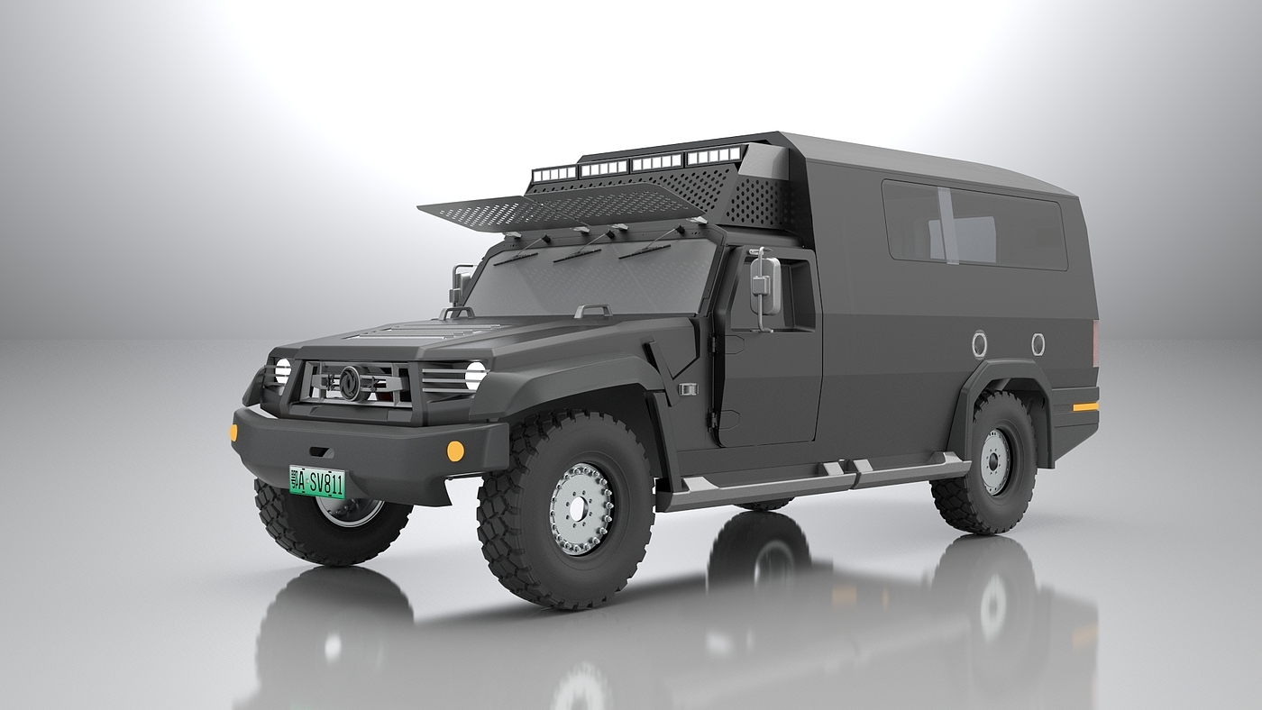 Modeling design，Automobile refitting，Dongfeng fierce，Emergency command，