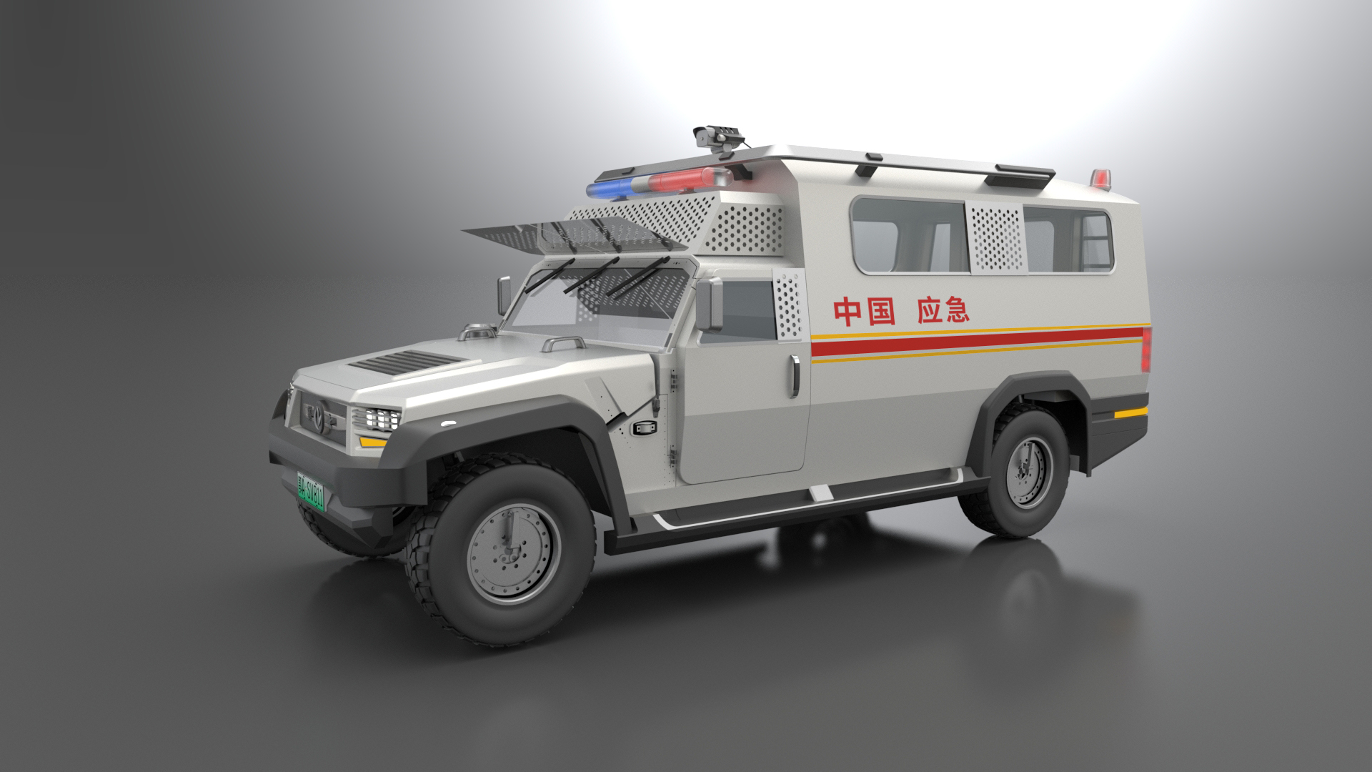 Modeling design，Automobile refitting，Dongfeng fierce，Emergency command，