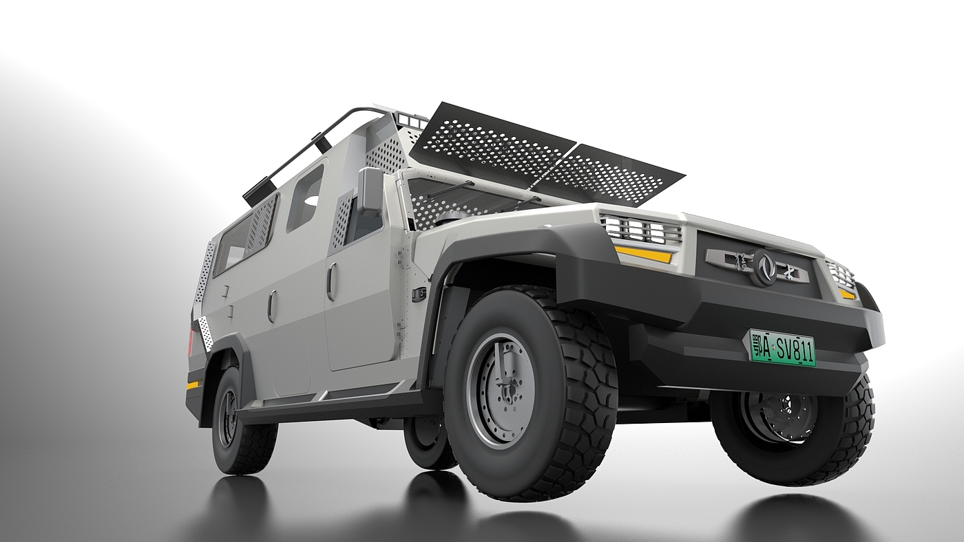Modeling design，Automobile refitting，Dongfeng fierce，Emergency command，
