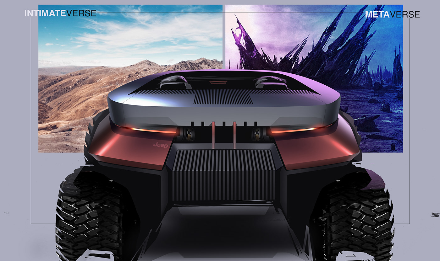 jeep，Sense of future，Concept Car，Automobile conceptual design，