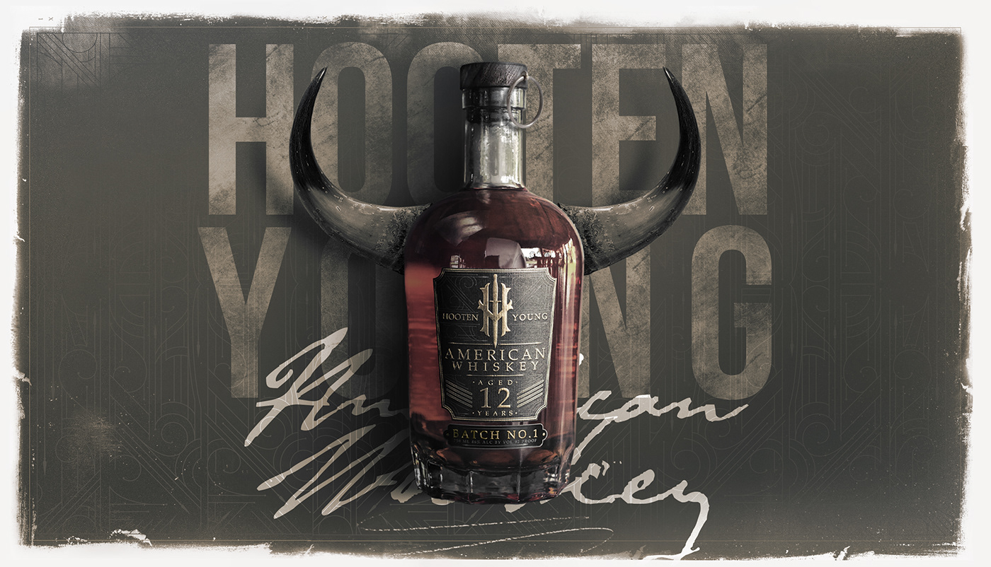 Whisky，U.S.A，The wine bottle，