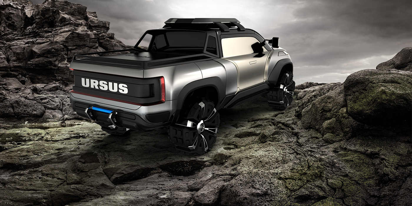 Ursus，Concept Car，vehicle，industrial design，