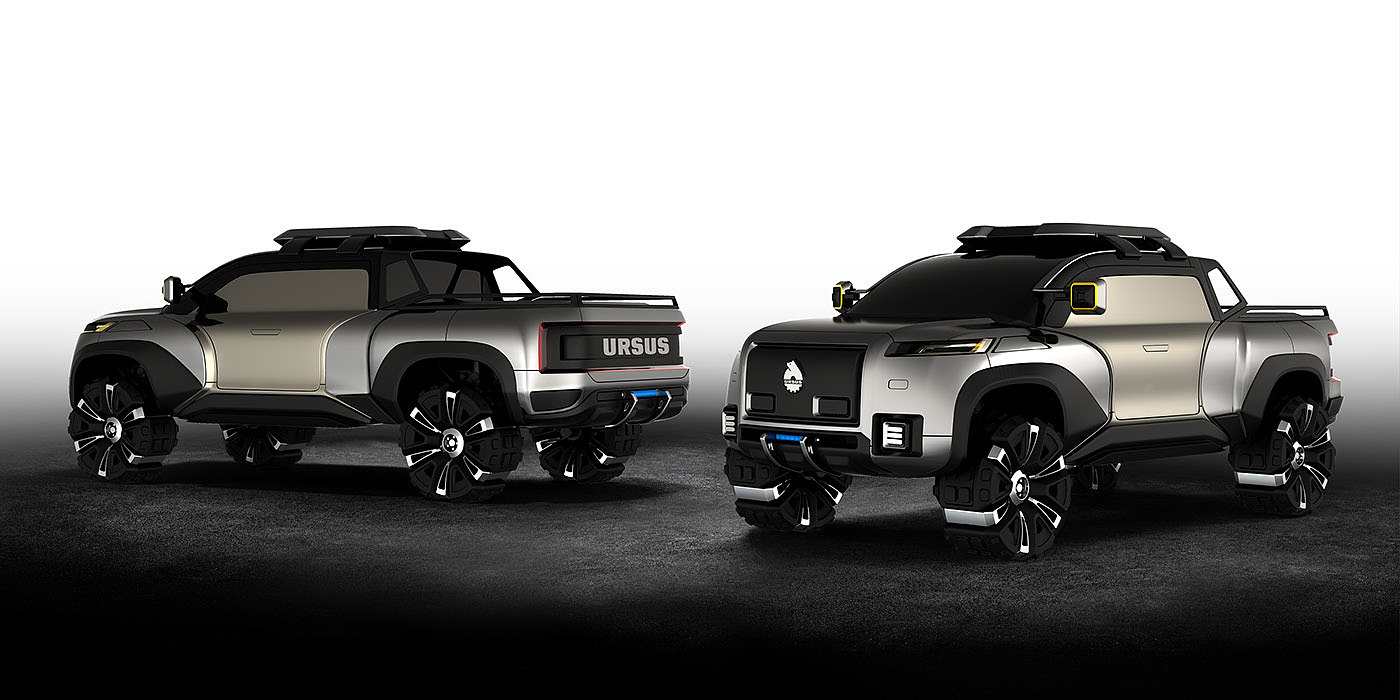 Ursus，Concept Car，vehicle，industrial design，