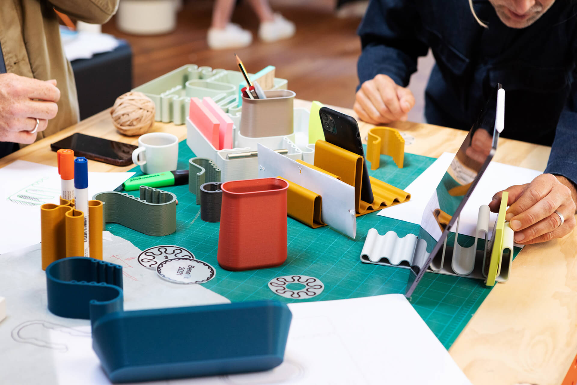 2022 Red Dot Product Design Award，bFRIENDS，Stationery，Desktop storage，environment protection，3D printing，