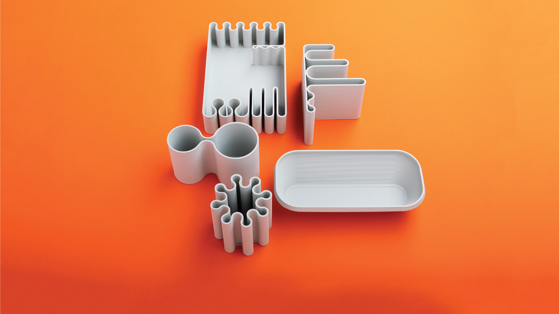 2022 Red Dot Product Design Award，bFRIENDS，Stationery，Desktop storage，environment protection，3D printing，