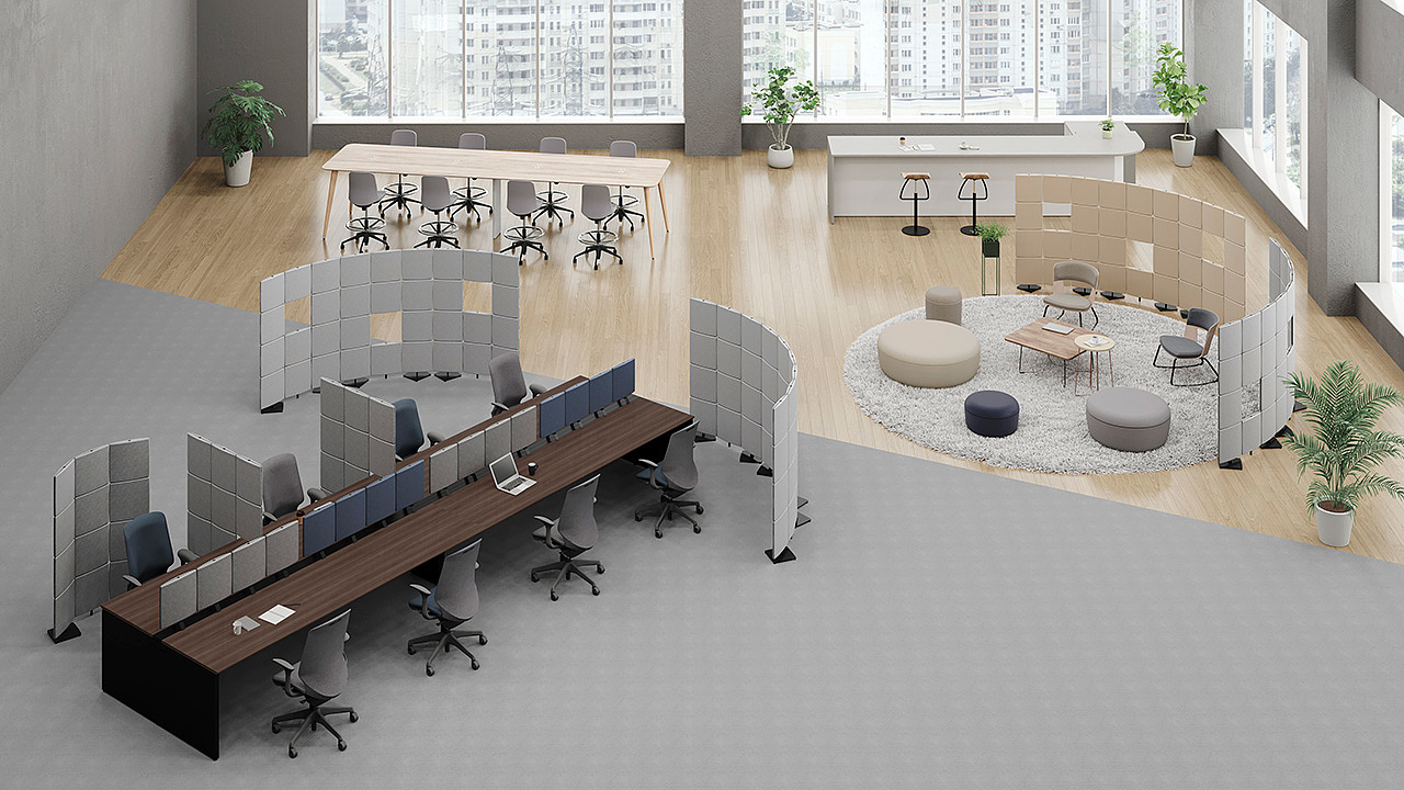 2022 Red Dot Product Design Award，RECONE，Office partition，