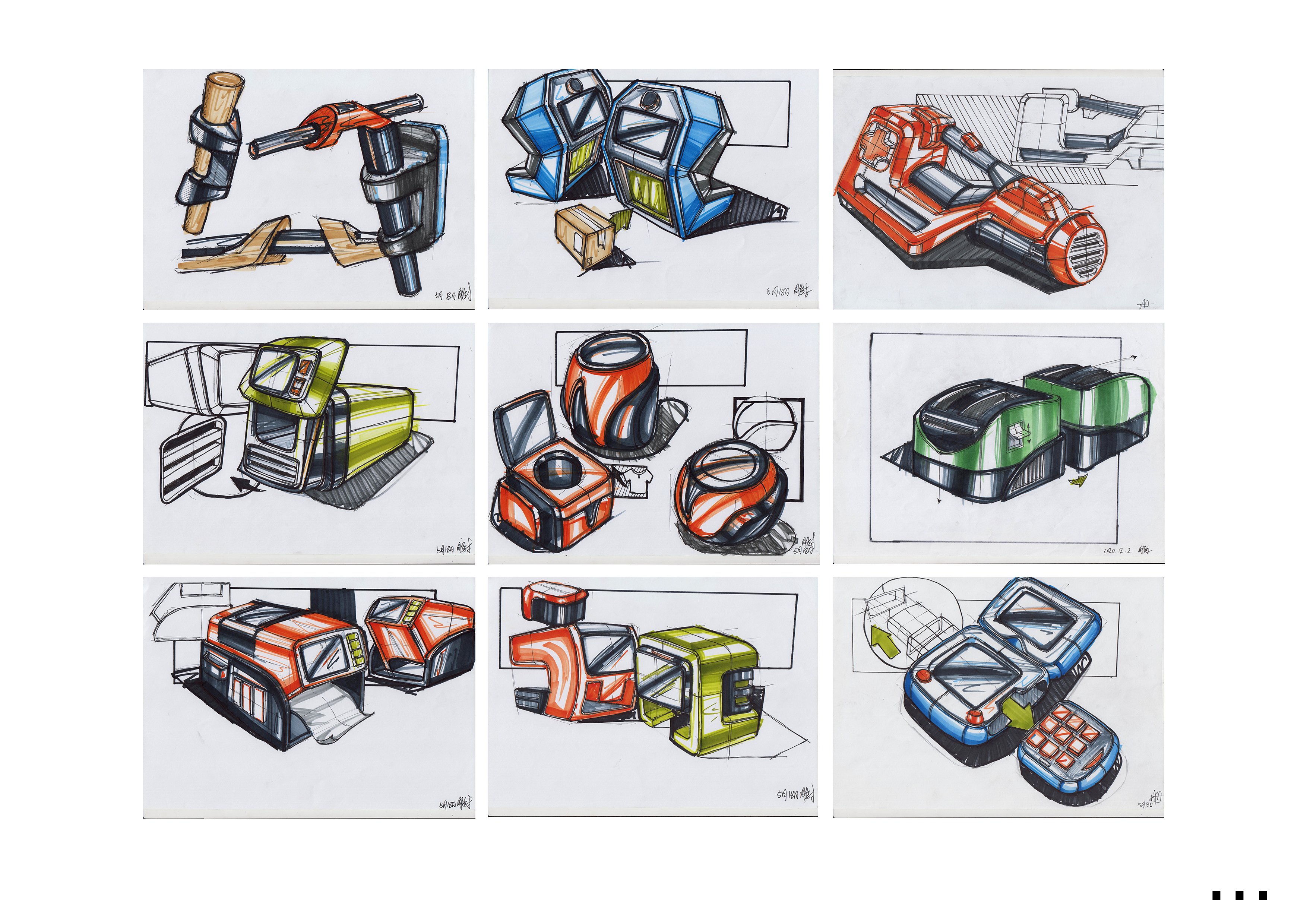 sample reels，Graduation portfolio，Collection of industrial design works，Product design collection，Automobile design，Automotive Design Portfolio，