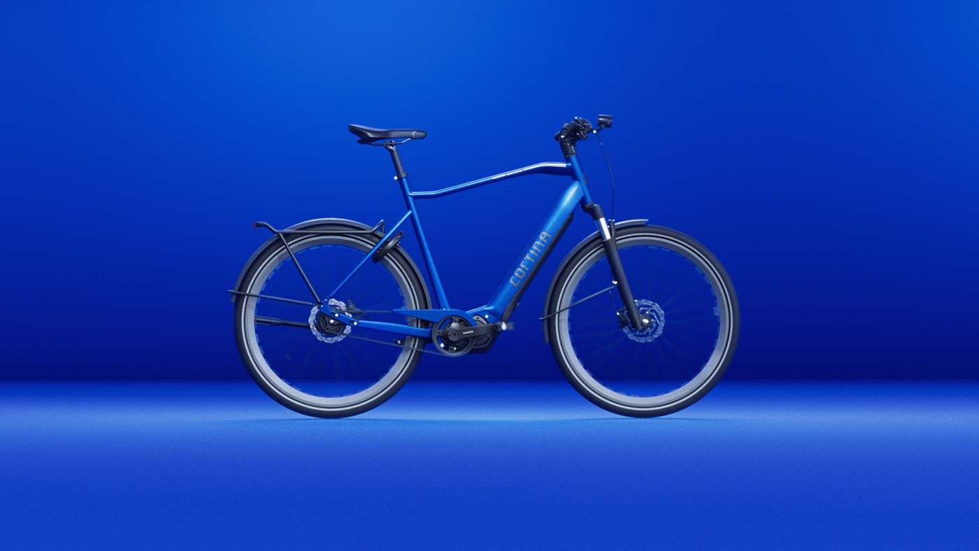 Bicycle，Cortina，industrial design，cgi，