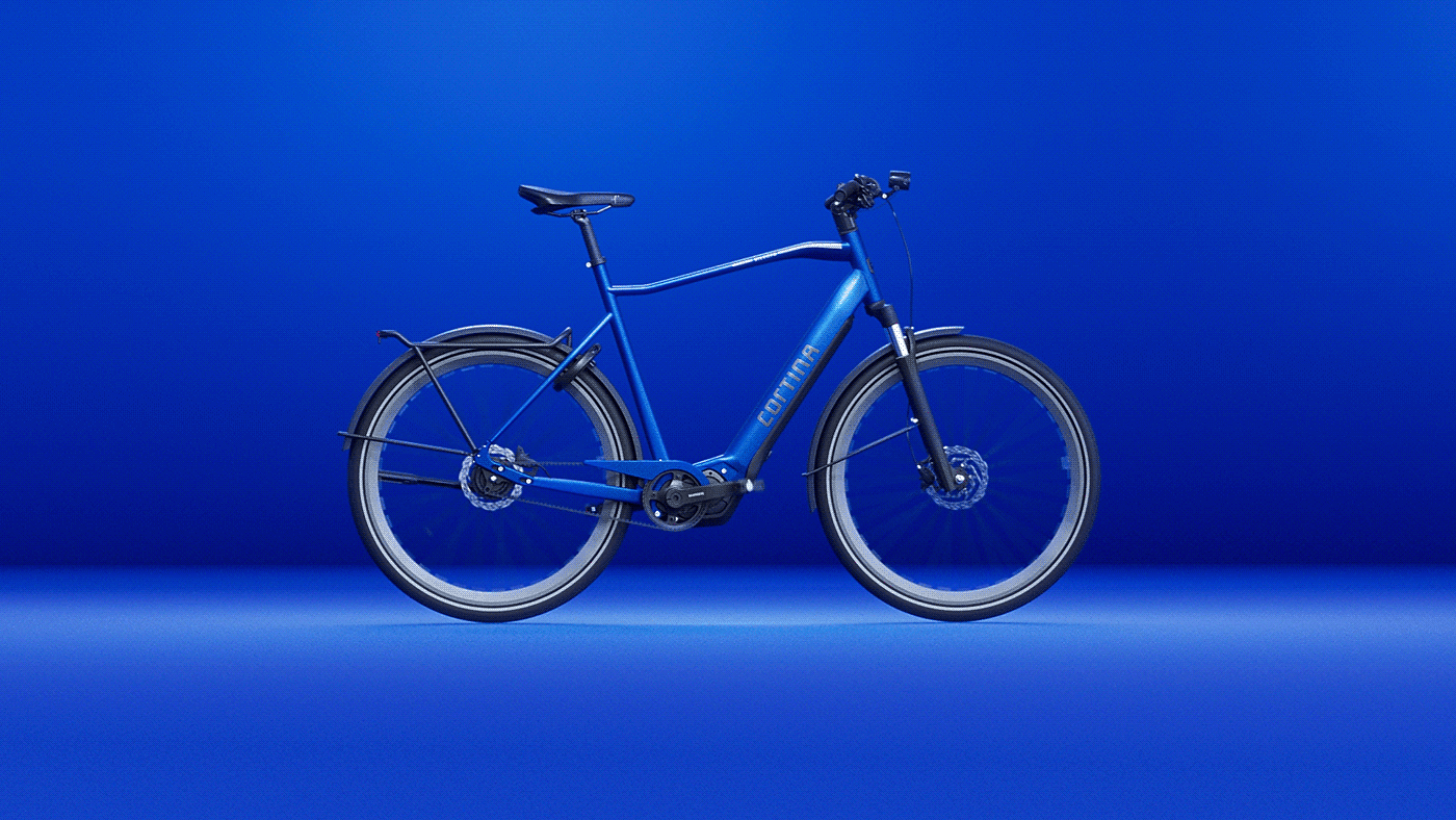 Bicycle，Cortina，industrial design，cgi，