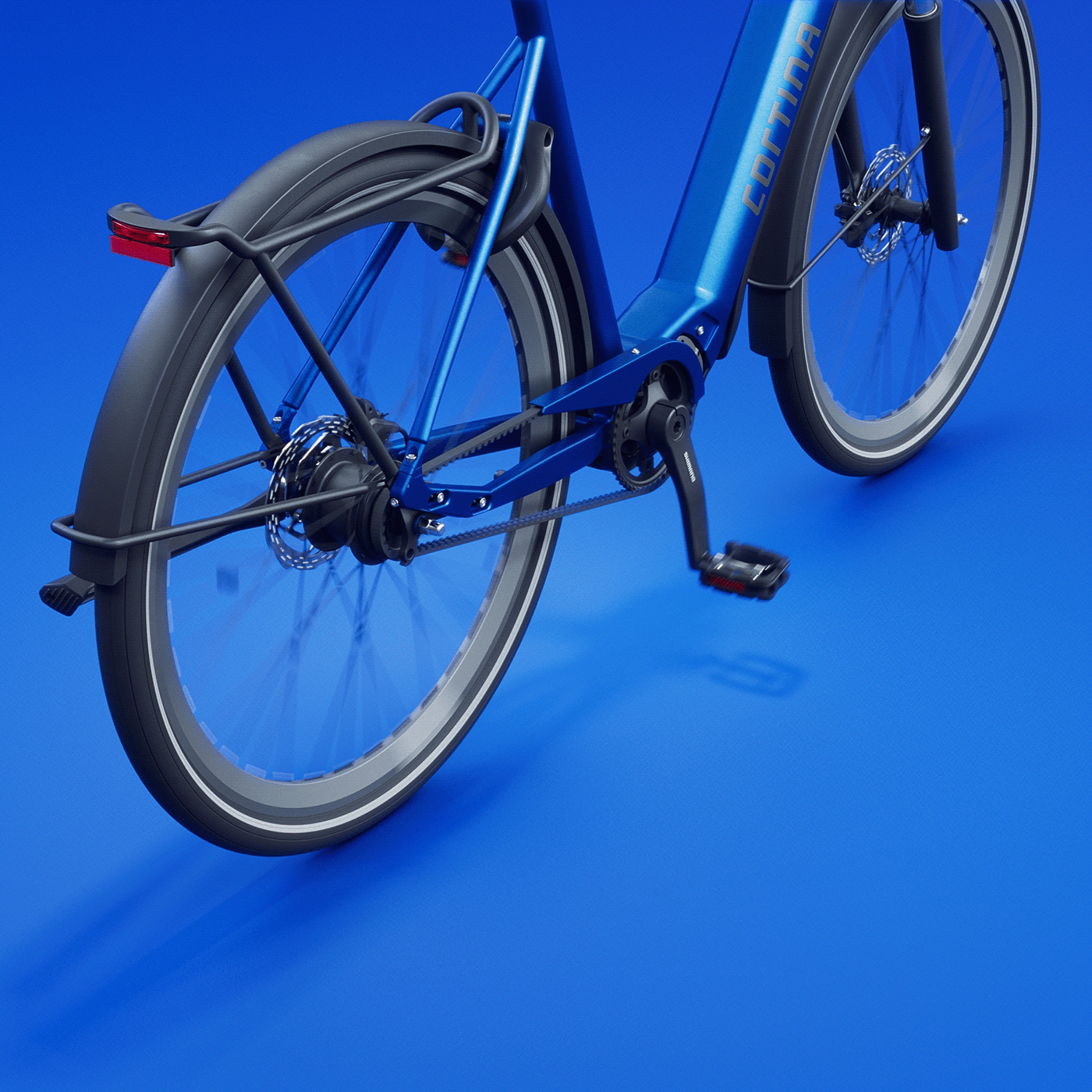 Bicycle，Cortina，industrial design，cgi，