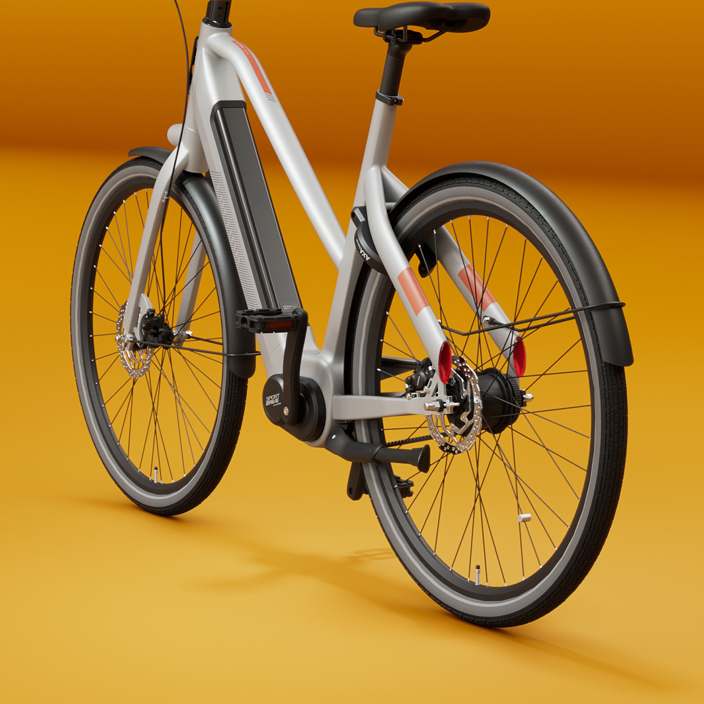 Bicycle，Cortina，industrial design，cgi，