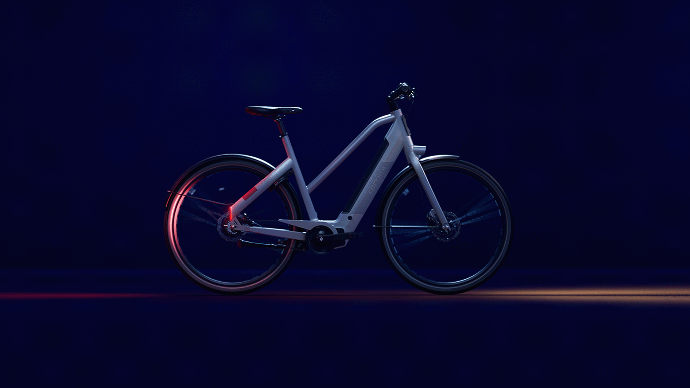 Bicycle，Cortina，industrial design，cgi，