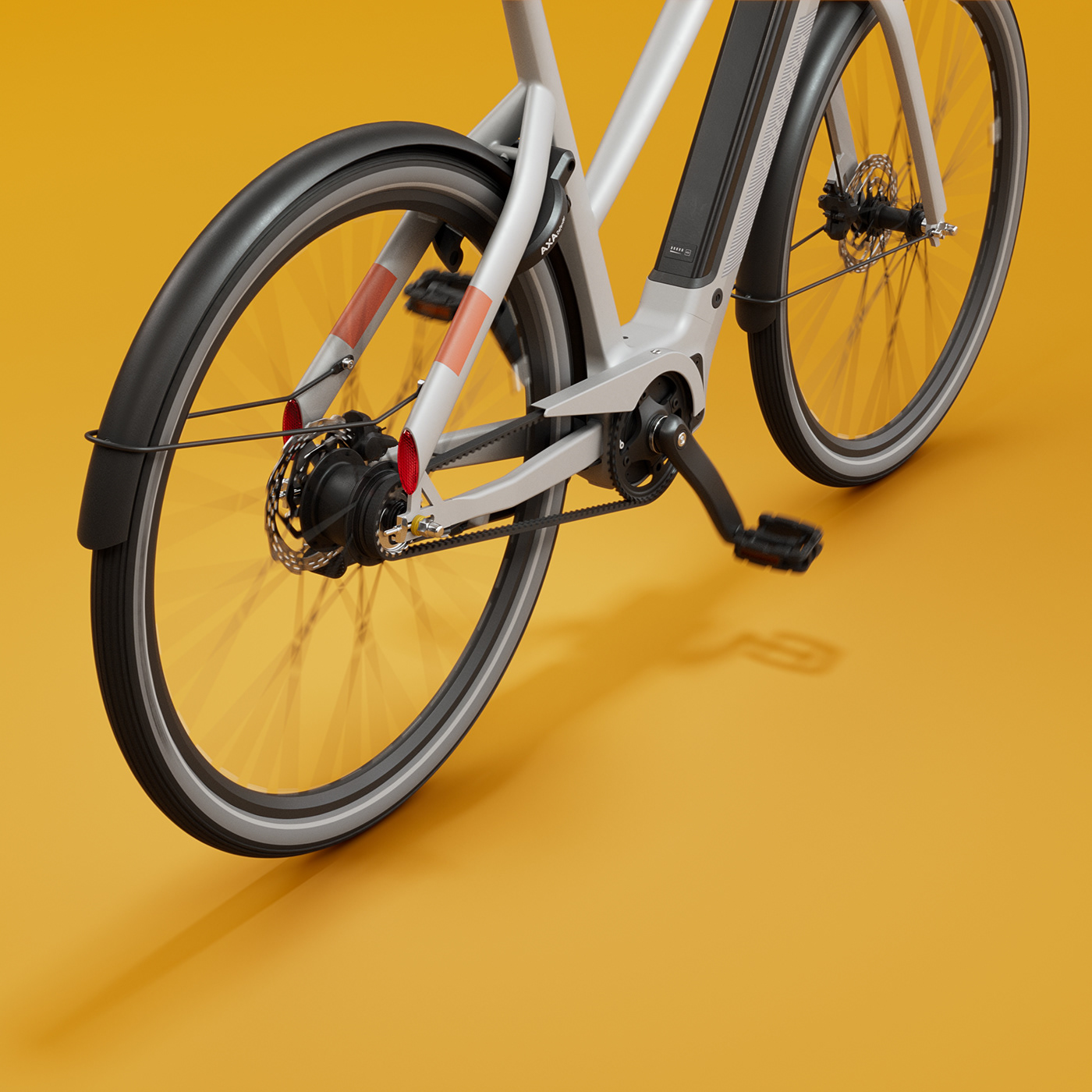 Bicycle，Cortina，industrial design，cgi，
