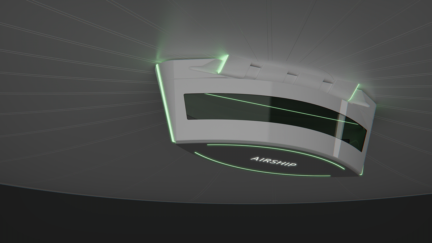 Airship，industrial design，future，concept，