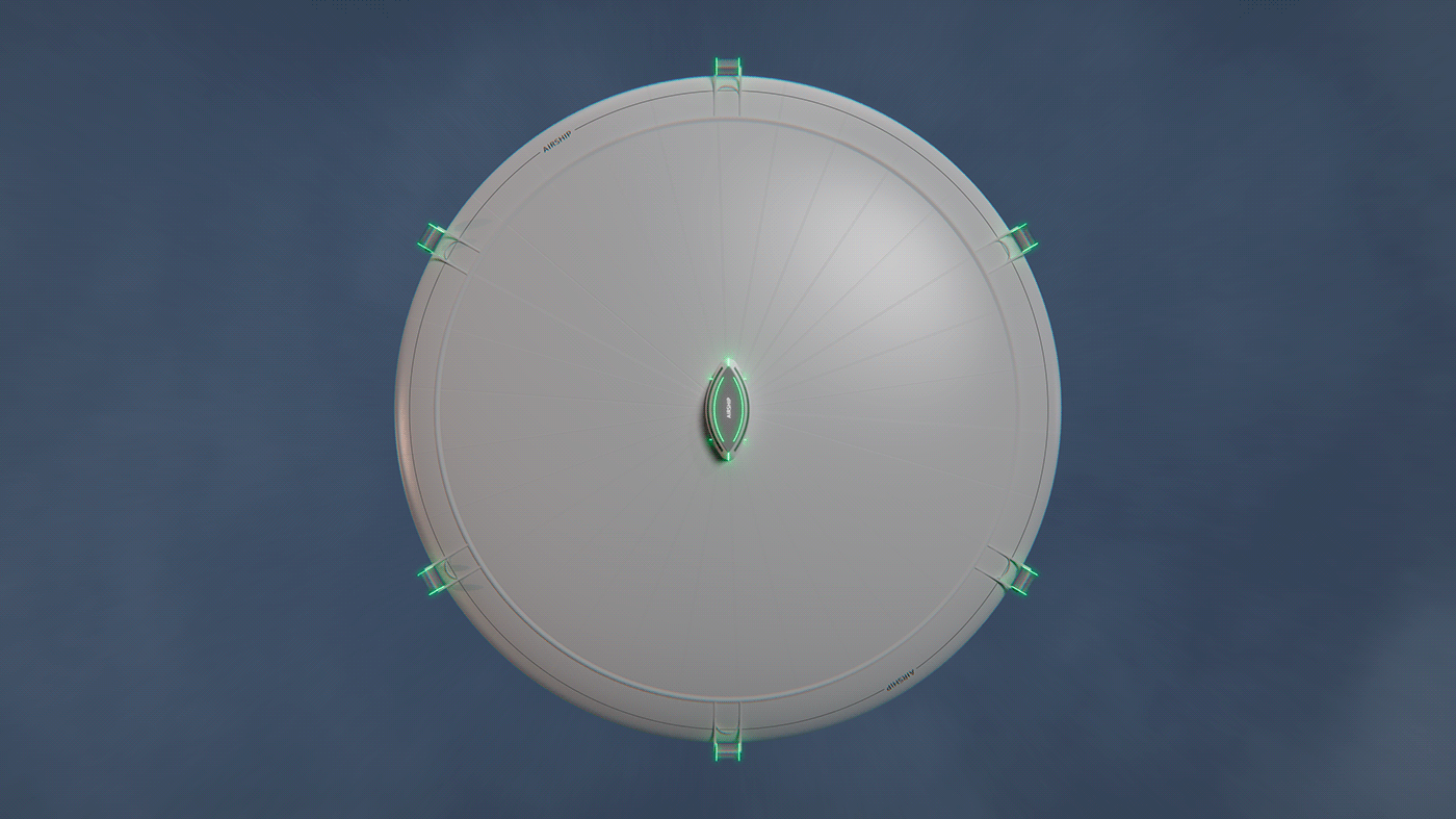 Airship，industrial design，future，concept，