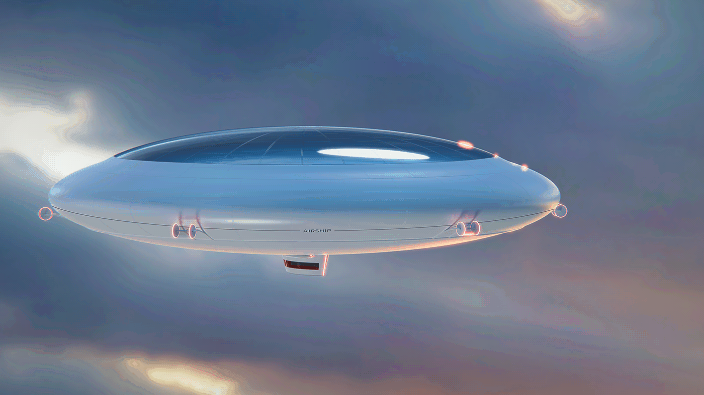 Airship，industrial design，future，concept，