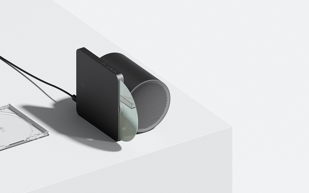 CDend，player，concept，product design，music，loudspeaker box，